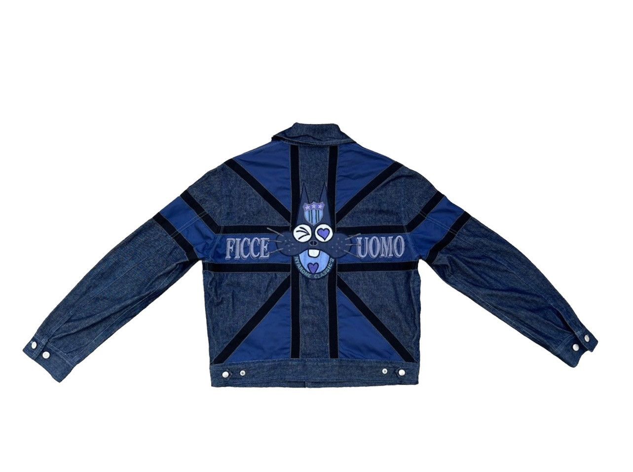 Yoshiyuki Konishi Vintage Yoshiyuki Konishi FICCE Hybrid Denim Trucker Jacket Size US L / EU 52-54 / 3 - 2 Thumbnail