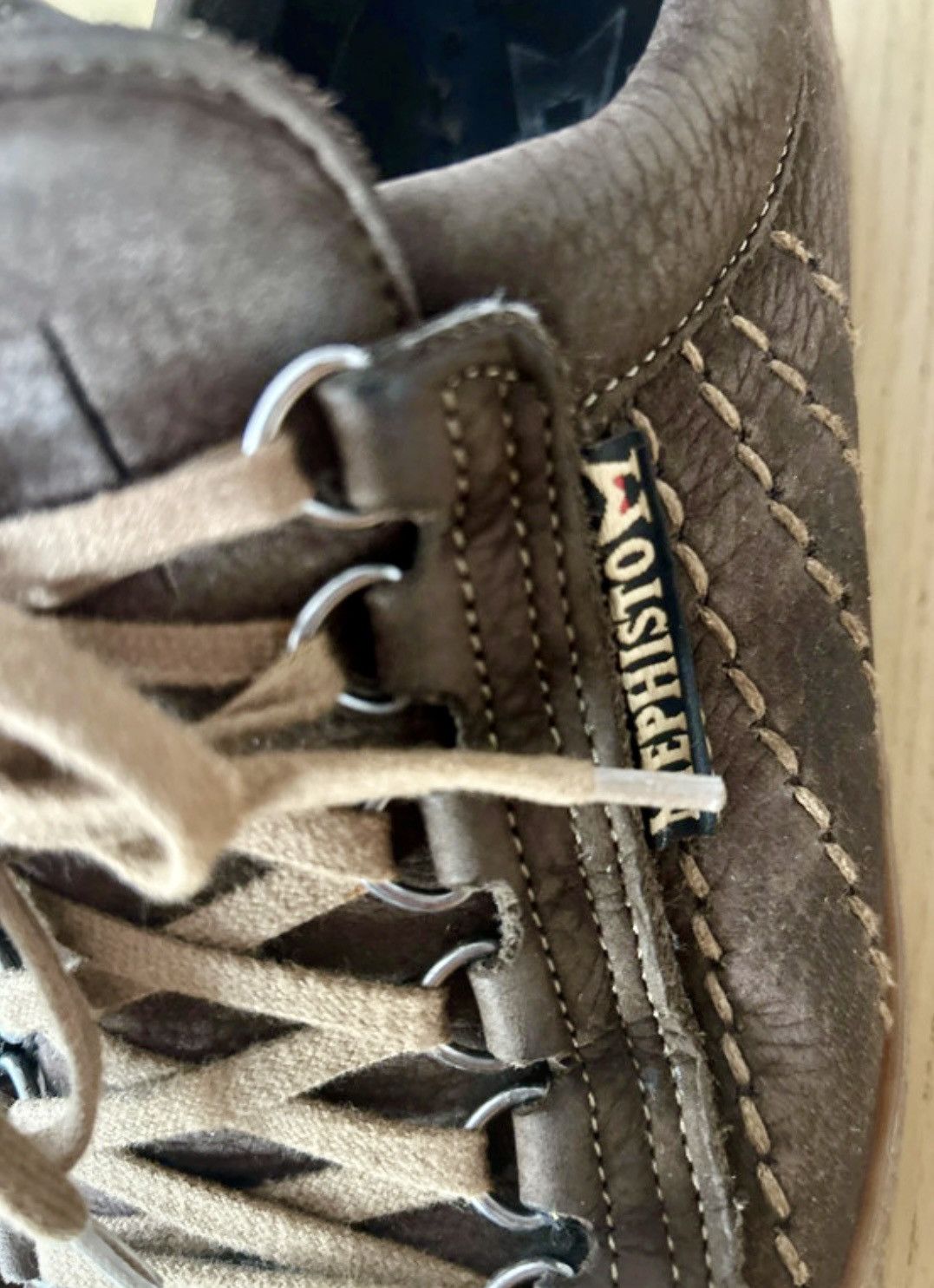Mephisto Mephisto Rainbow Leather Shoes Brown EU42 Size US 9 / EU 42 - 6 Thumbnail