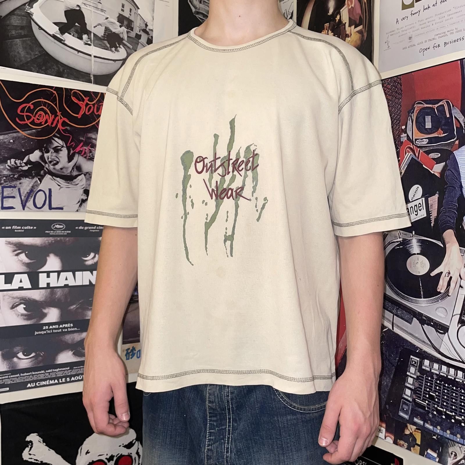 Designer Crossball 00s Textured Graphic T-Shirt XXL Size US XXL / EU 58 / 5 - 8 Thumbnail