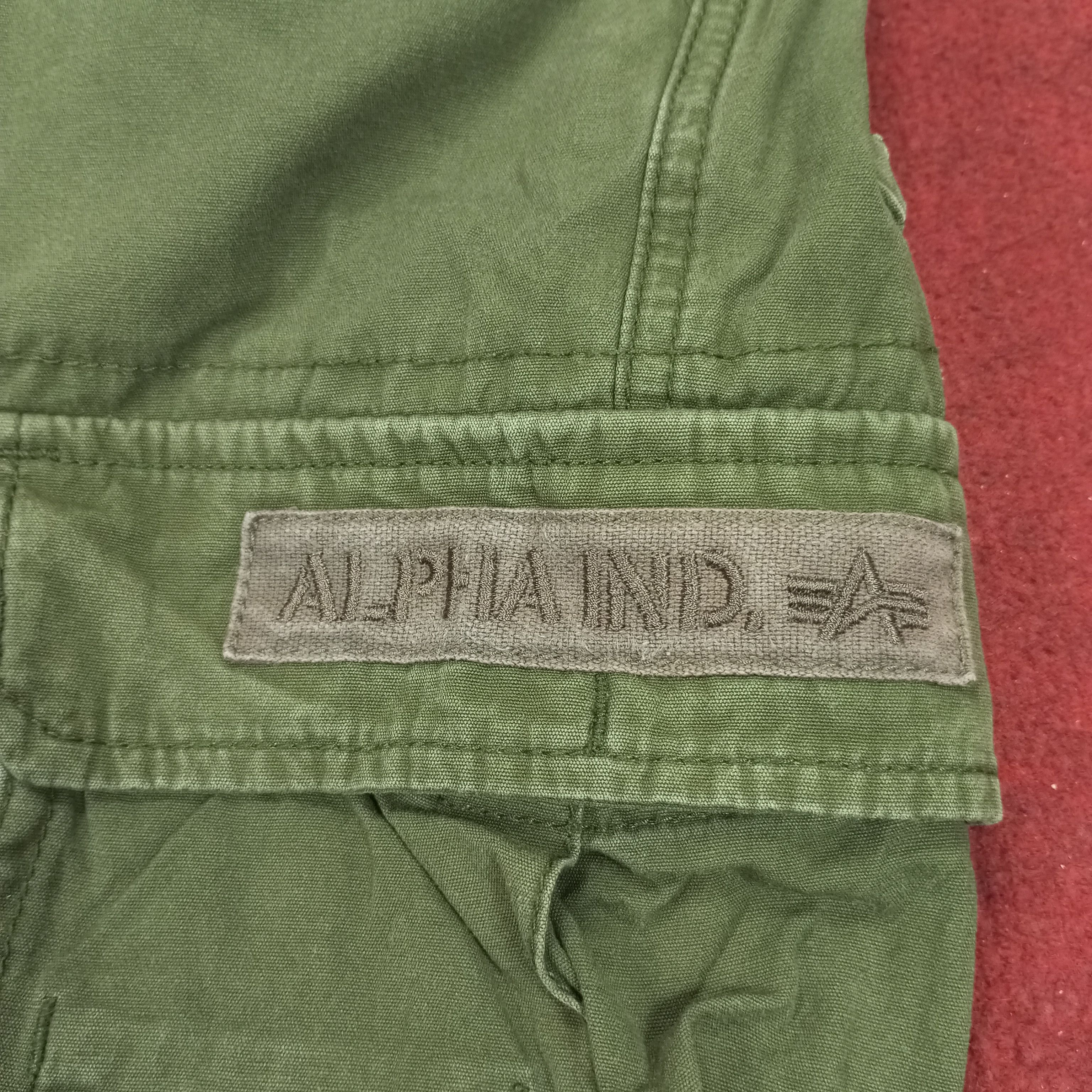 Alpha Industries × Vintage Alpha Industries Cargo Style Pants Multi Pocket Size US 30 / EU 46 - 15 Thumbnail