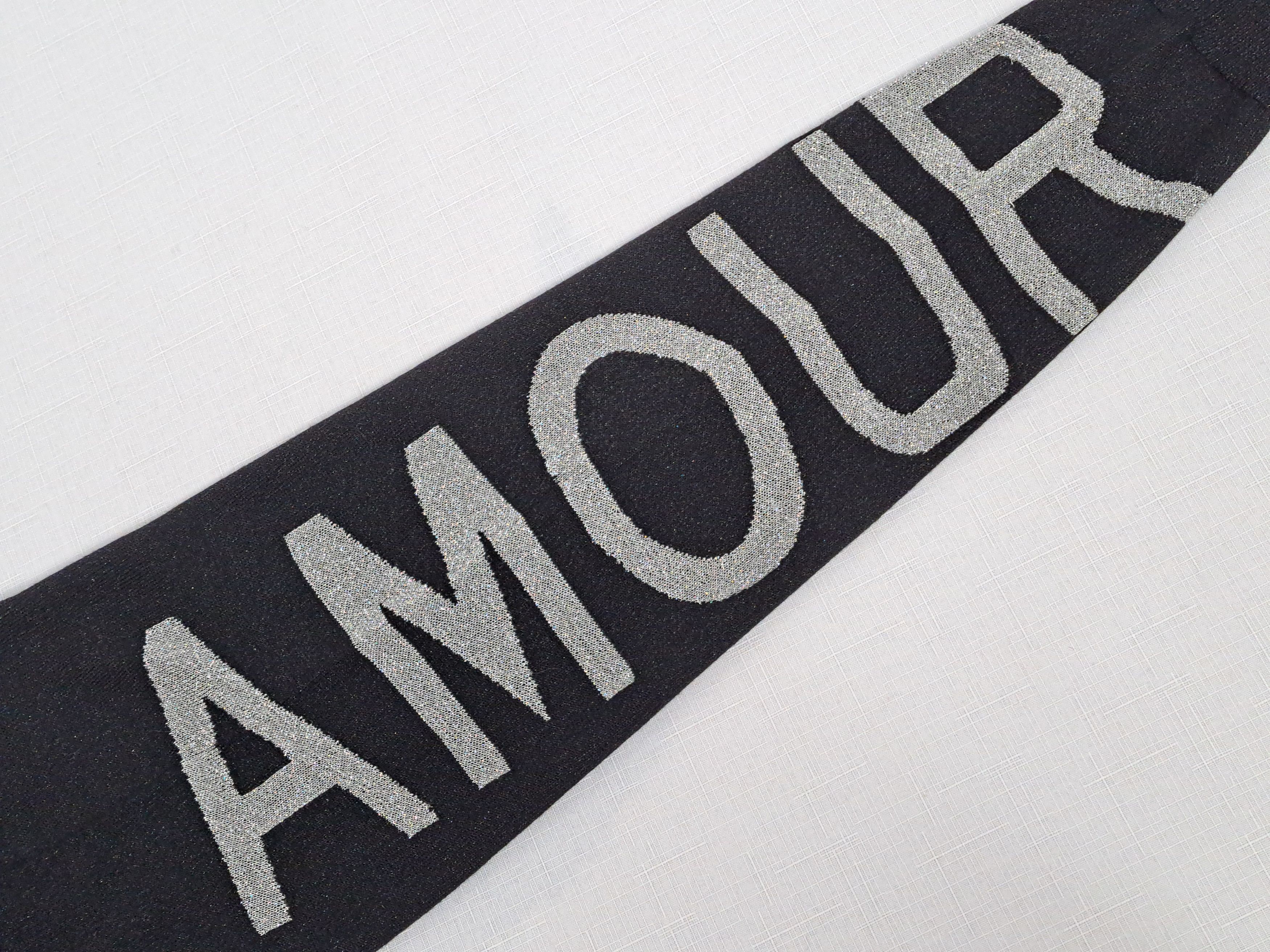 Zadig & Voltaire Zadig & Voltaire "AMOUR" black metallic sheen pullover. Size M / US 6-8 / IT 42-44 - 6 Thumbnail