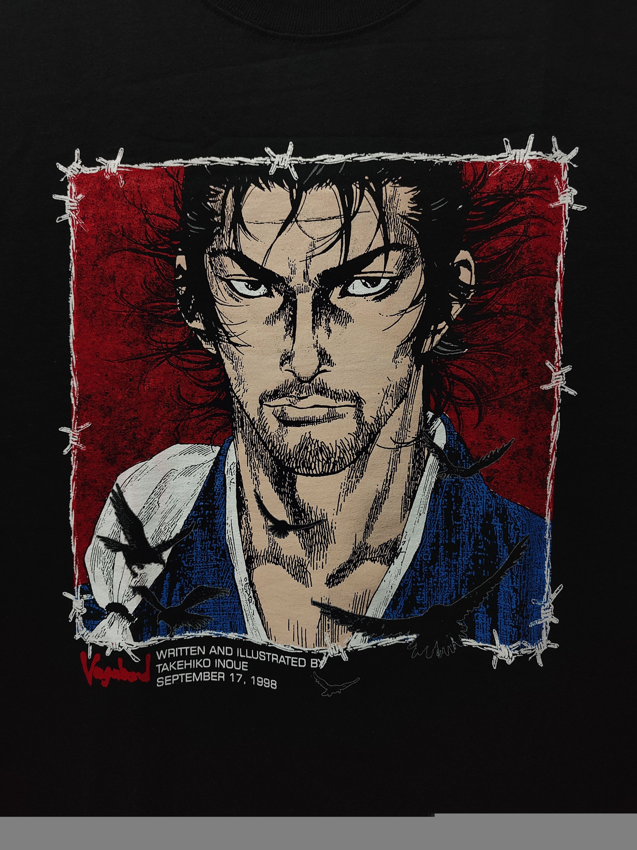 Anime Vagabond Musashi Miyamoto T-shirt Size US XL / EU 56 / 4 - 2 Thumbnail