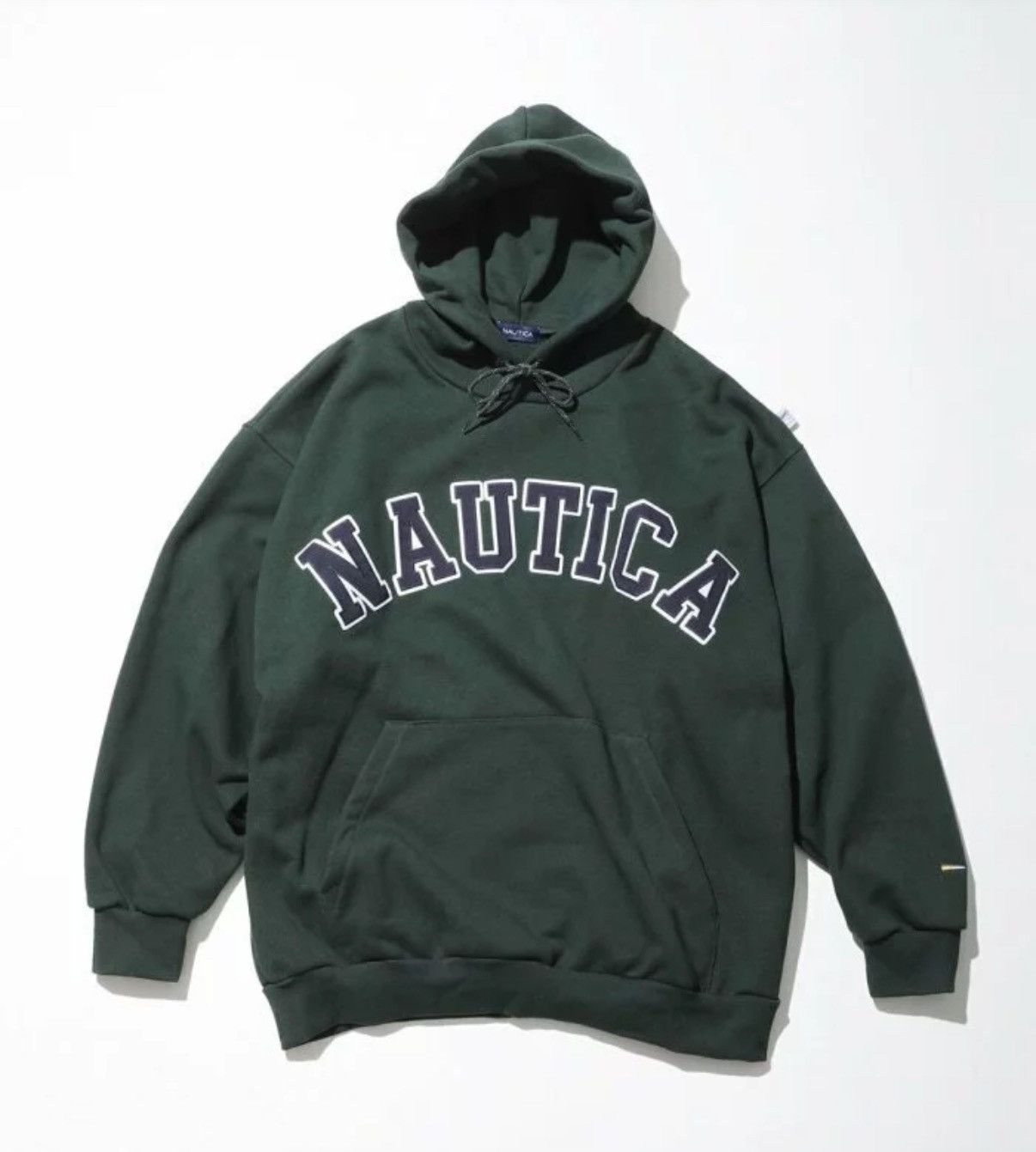 Nautica Nautica Japan Arch Logo Sweat Hoodie 2.2 Green M Size US M / EU 48-50 / 2 - 1 Thumbnail