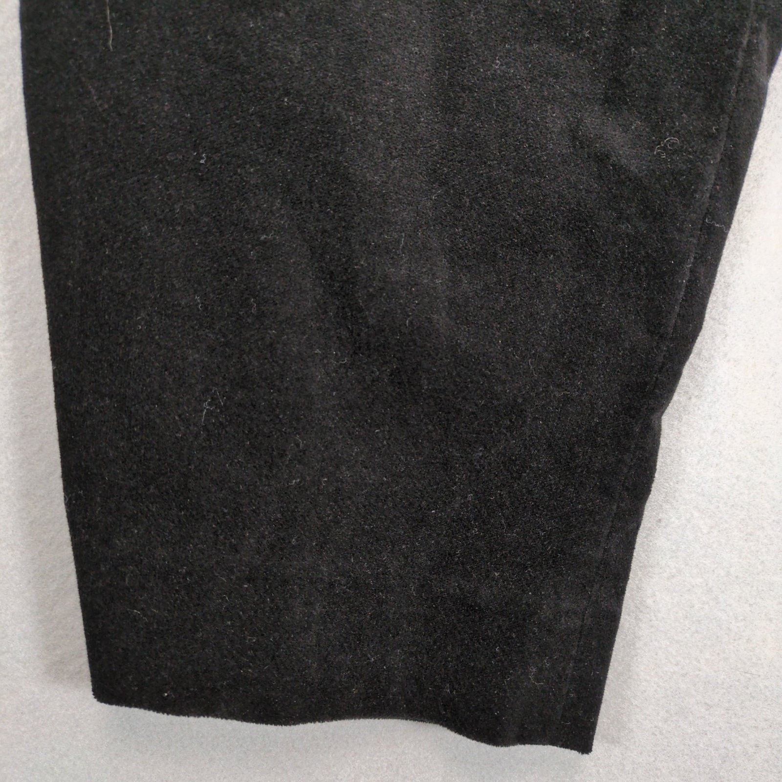 Other Talbots Curvy Women's 14 Black Velvet Velour Casual Pants Size 36" / US 14 / IT 50 - 6 Thumbnail