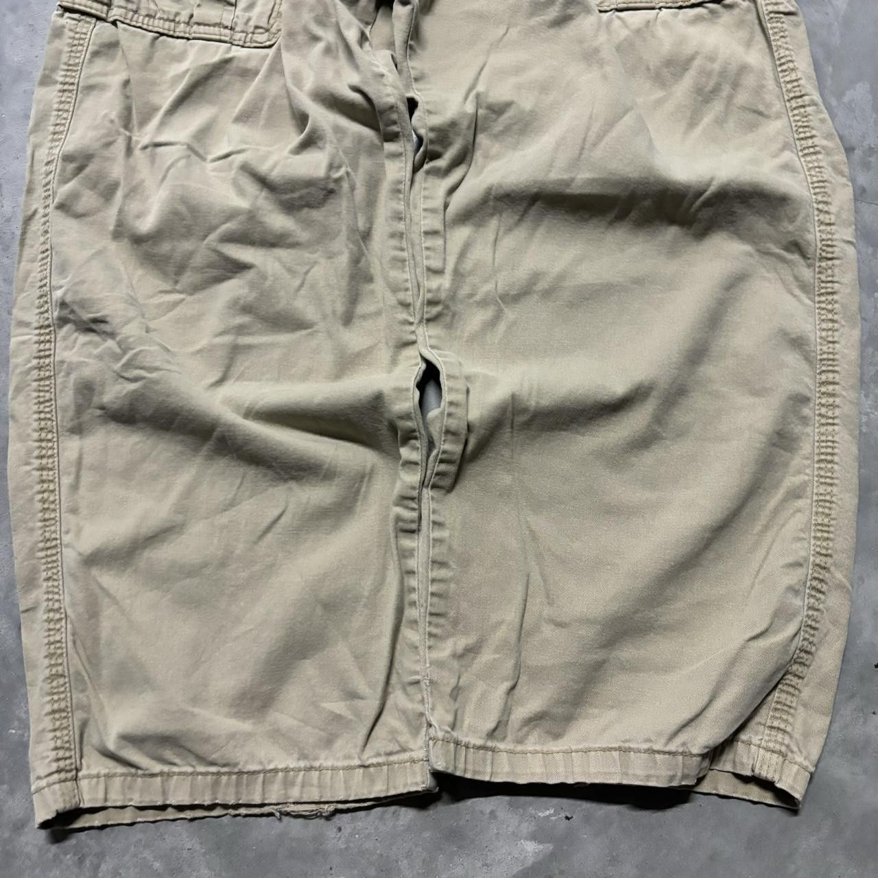 Japanese Brand × Vintage Crazy Vintage Y2K/2000s Baggy Khaki Skater Style Cargo Pants! Size US 36 / EU 52 - 6 Thumbnail