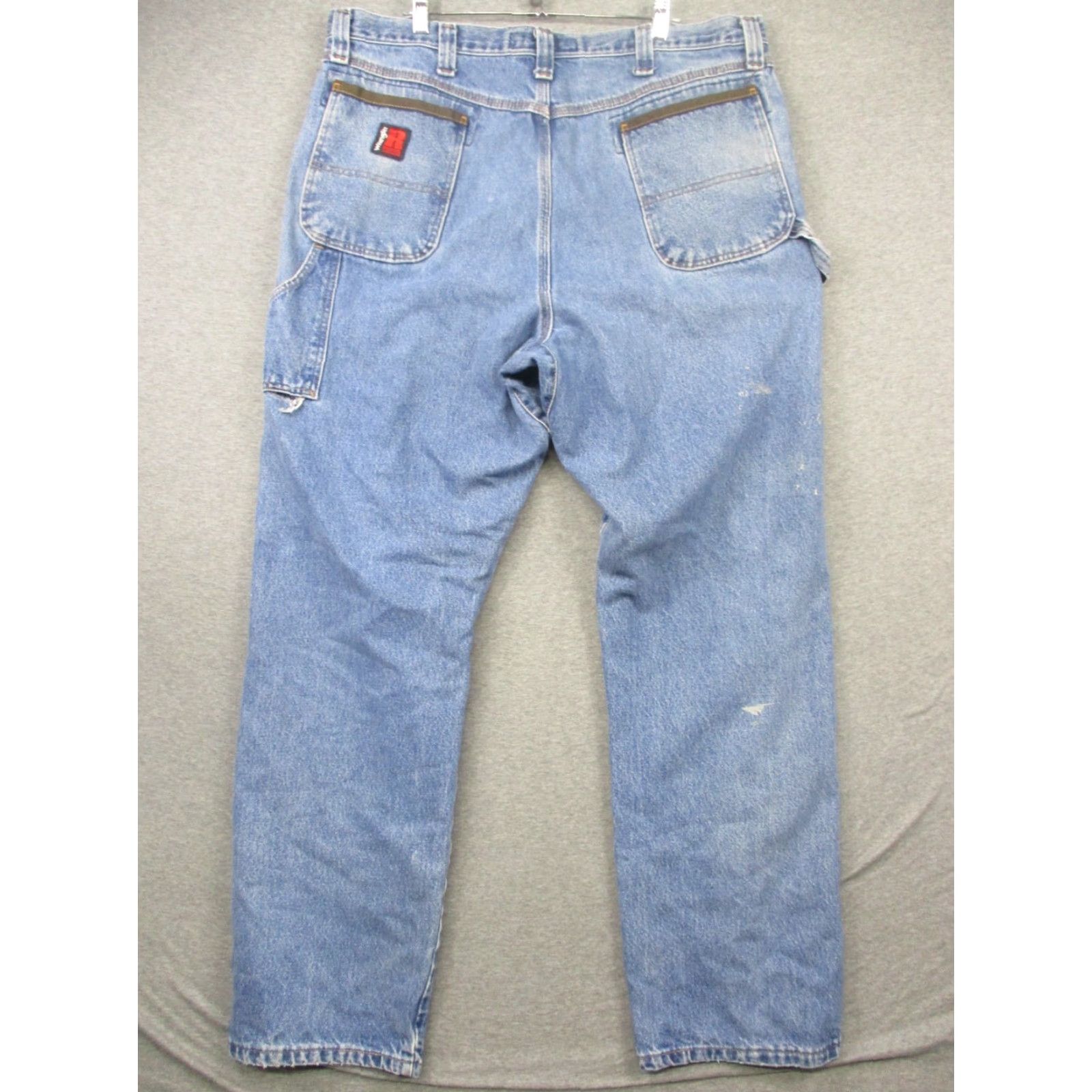 Wrangler VINTAGE Wrangler Riggs Workwear Jeans Carpenter 40x34 Men's 3W020AI Size US 40 / EU 56 - 3 Thumbnail