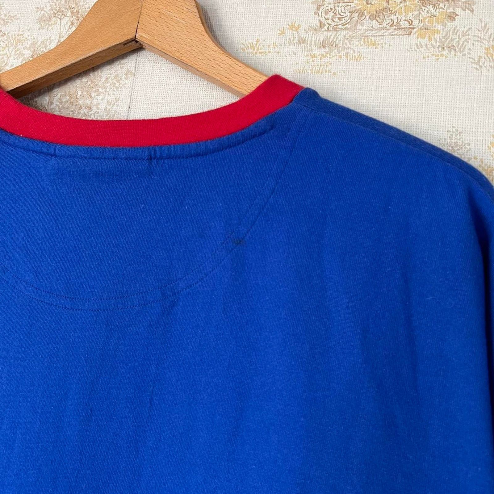 Nike Y2K Nike Texas Rangers Ringer Tee | Embroidered | Size XL Size US XL / EU 56 / 4 - 8 Thumbnail