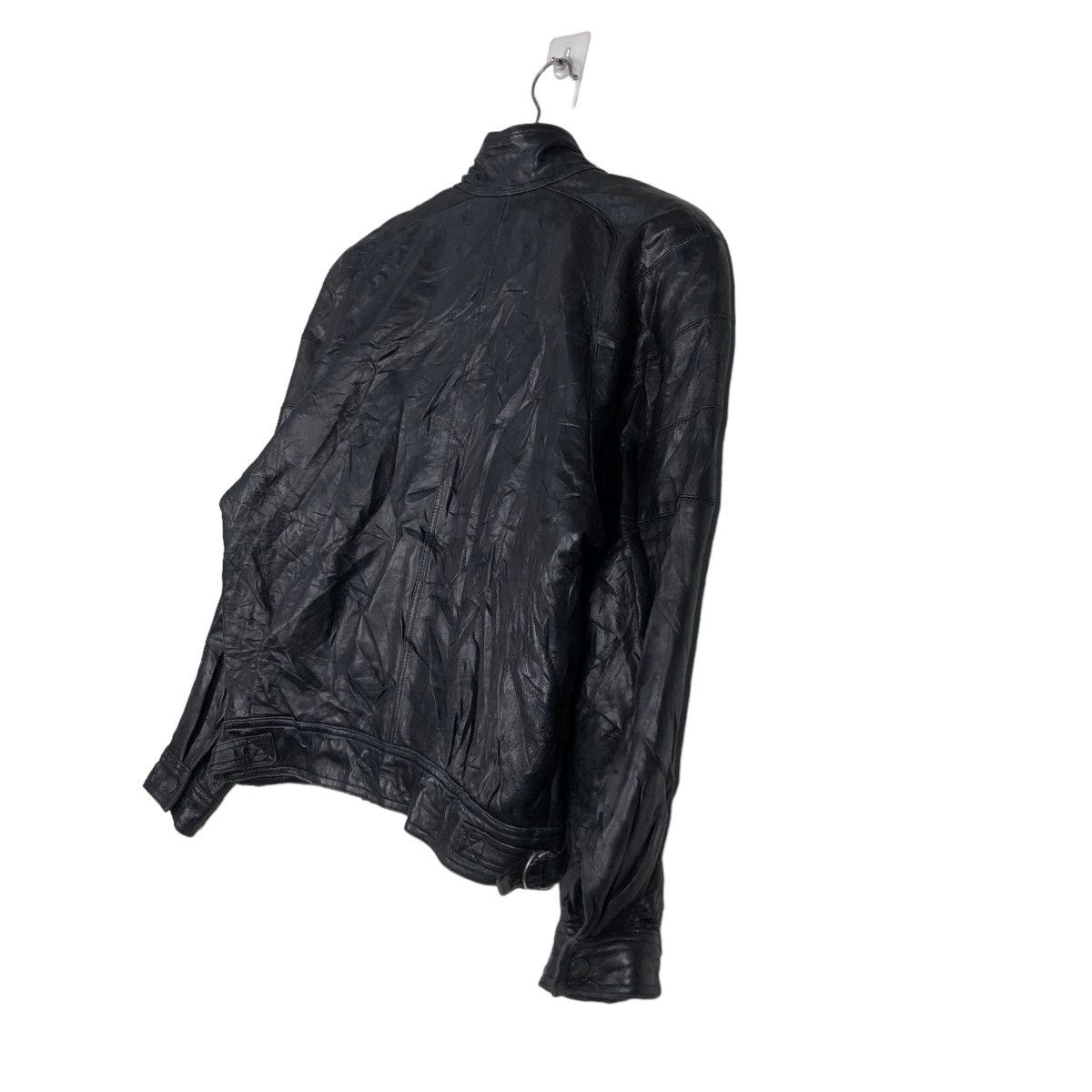 Japanese Brand 🔥Cropped Vintage Leather Jacket Double Breast Abba Japan Size US M / EU 48-50 / 2 - 10 Thumbnail