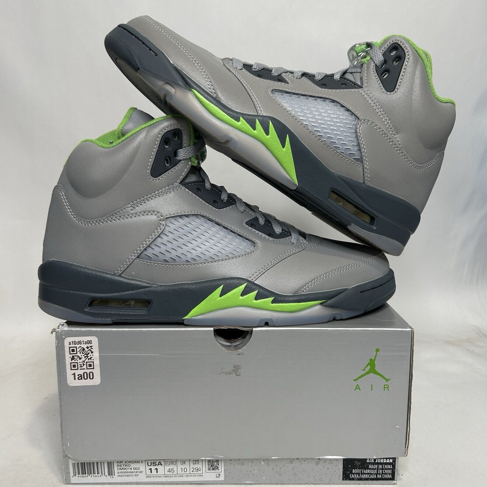 Nike Nike Air Jordan 5 Retro “Green Bean” 2022 Size US 11 / EU 44 - 1 Thumbnail
