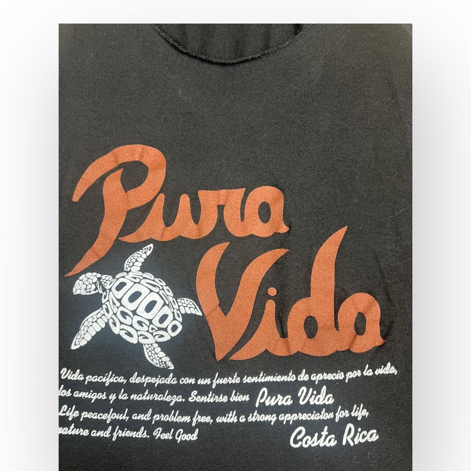Vintage Pura Vida Costa Rica Tank - Black, Small Size S / US 4 / IT 40 - 7 Thumbnail