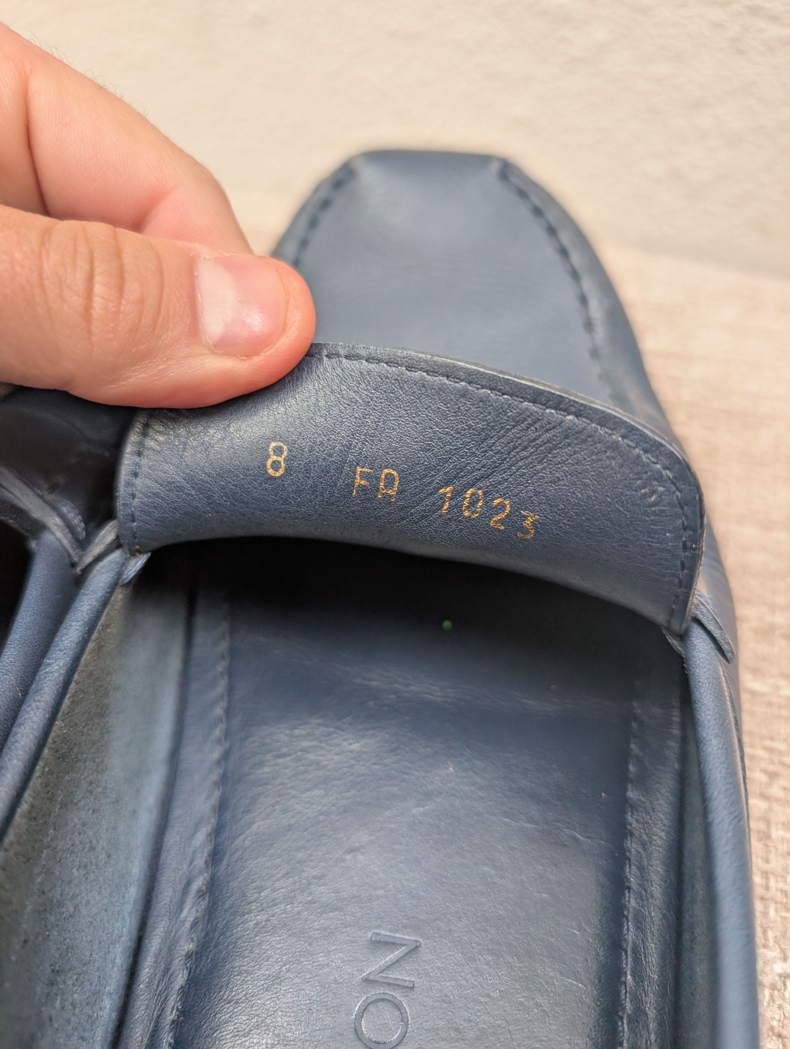 Louis Vuitton Men's Louis Vuitton Blue Lombok Loafer - Size US 9 Size US 9 / EU 42 - 3 Thumbnail