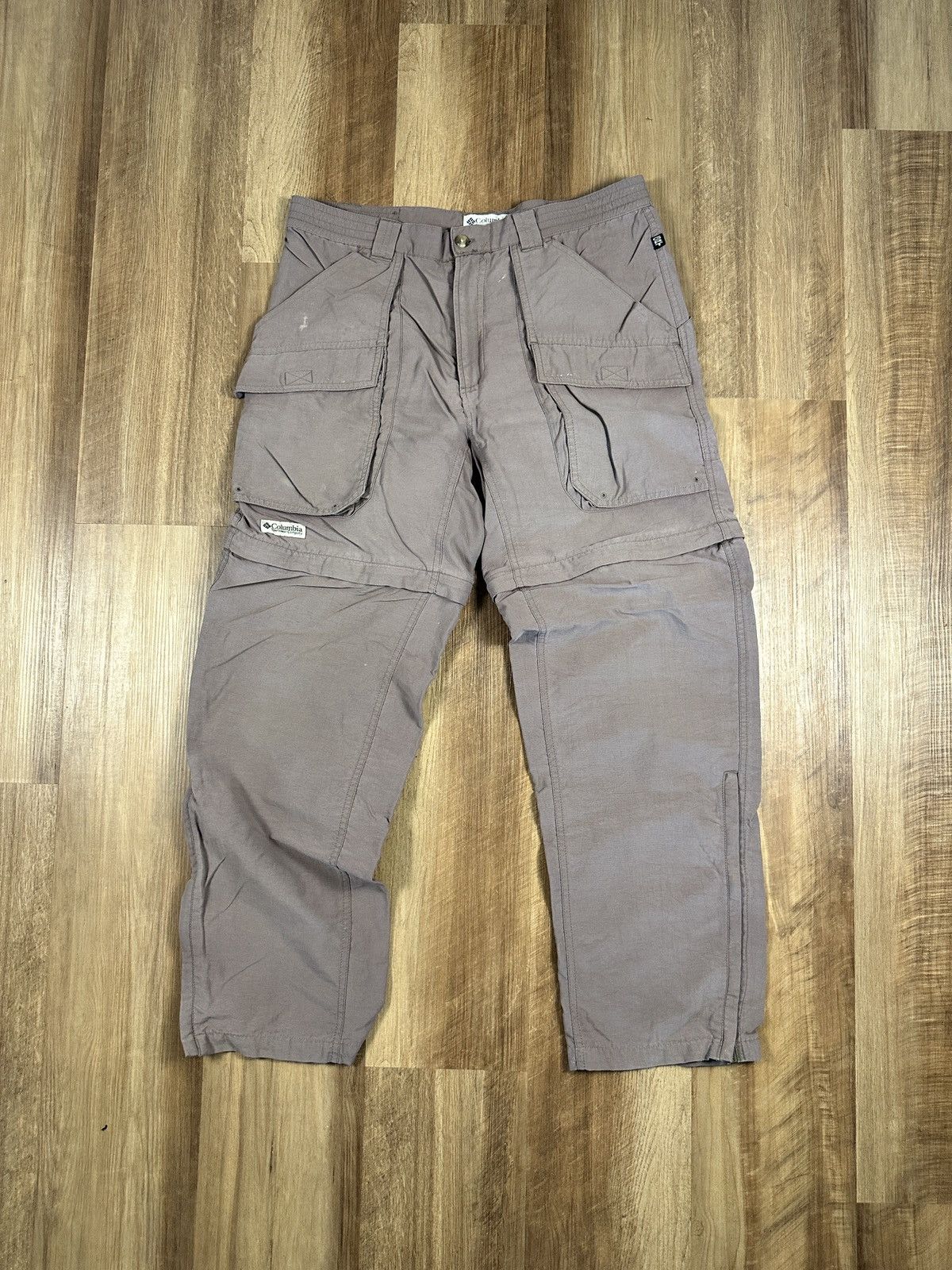 Columbia × Vintage Vintage Columbia Cargo Pants Size 36 x 29 Convertible Shorts Size US 34 / EU 50 - 1 Thumbnail