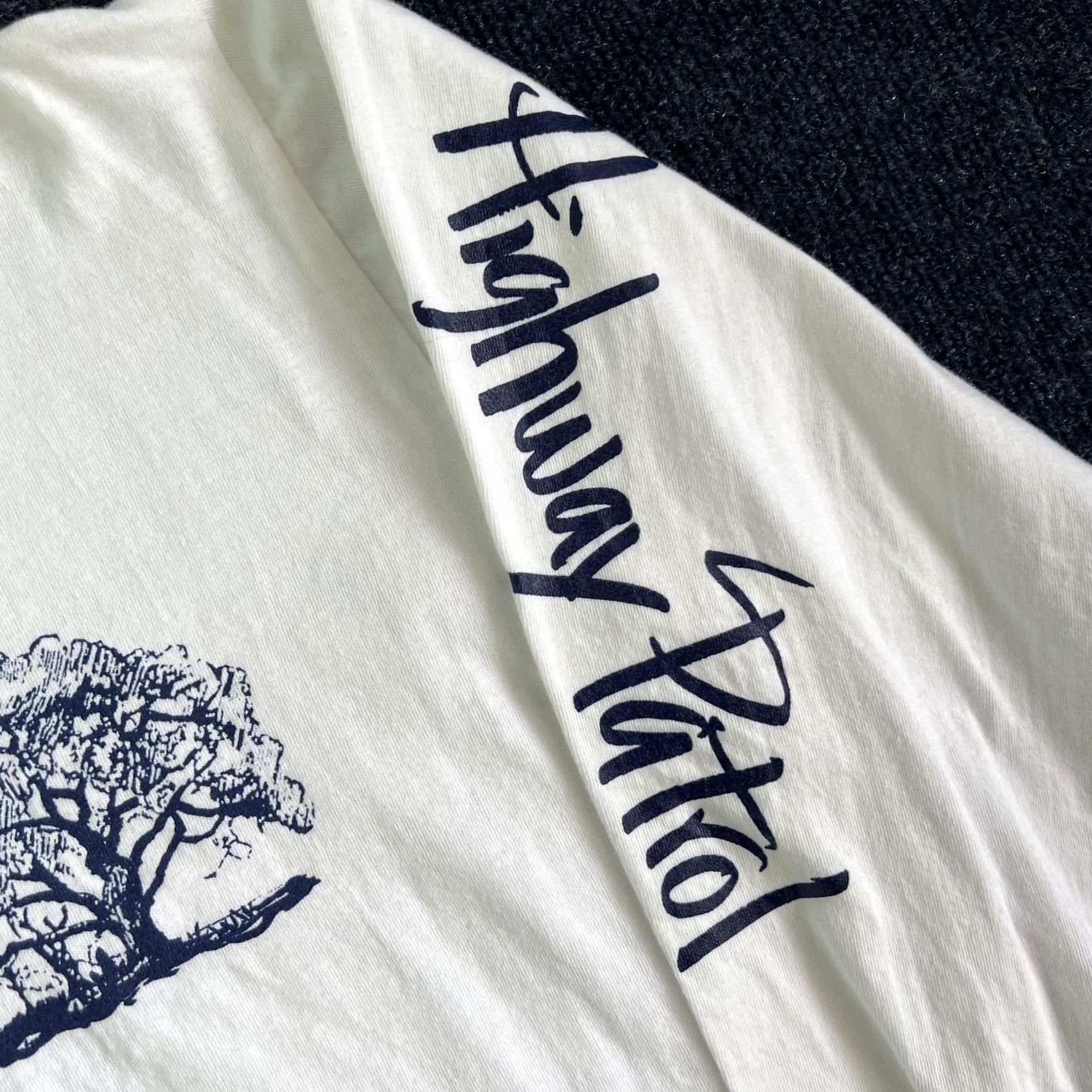 Vintage VINTAGE California Highway Patrol Shirt Mens Large White Long Sleeve Graphic Trees Size US L / EU 52-54 / 3 - 3 Thumbnail