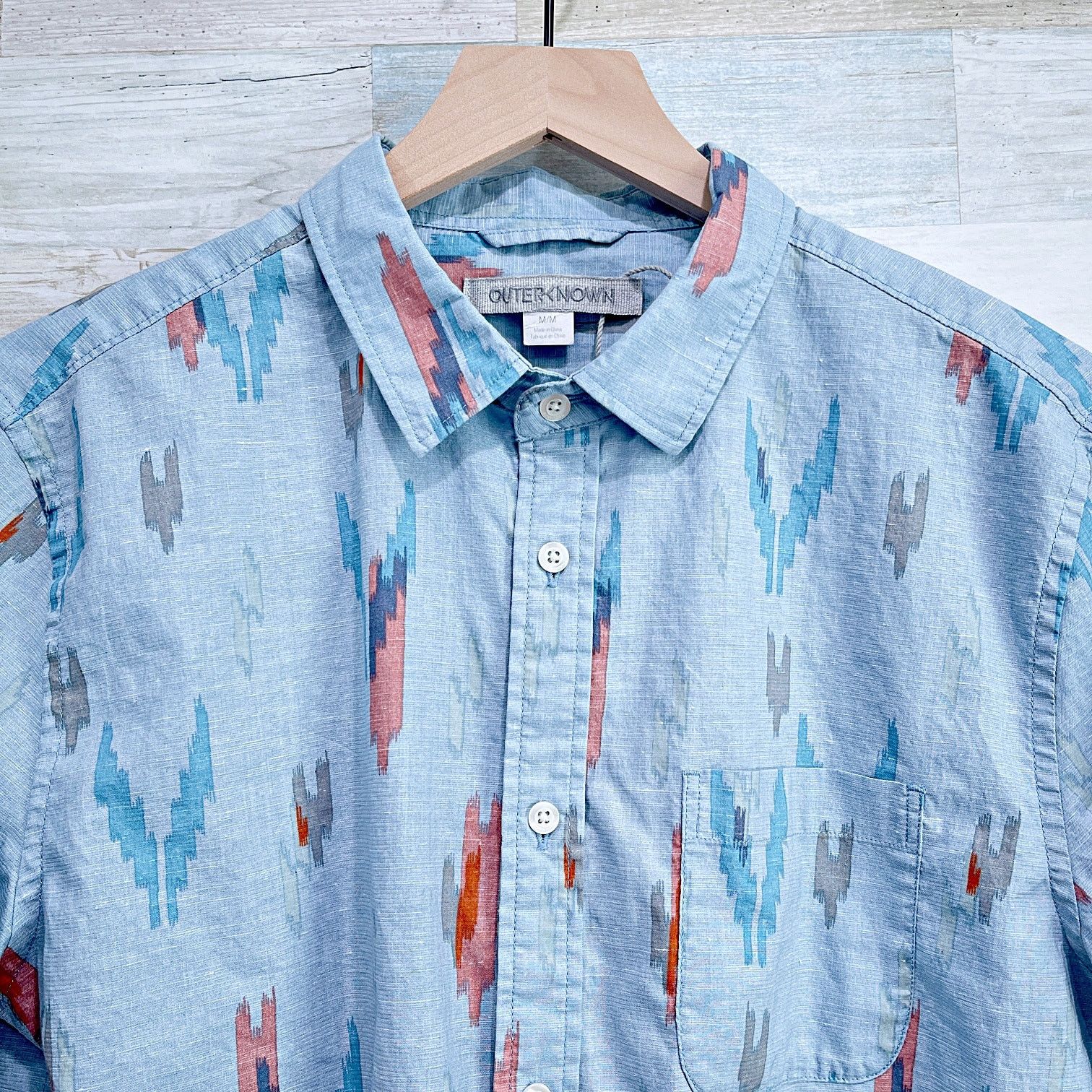 Outerknown OUTERKNOWN S/S Studio Shirt Organic Cotton Hemp Mens Medium Size US M / EU 48-50 / 2 - 2 Thumbnail