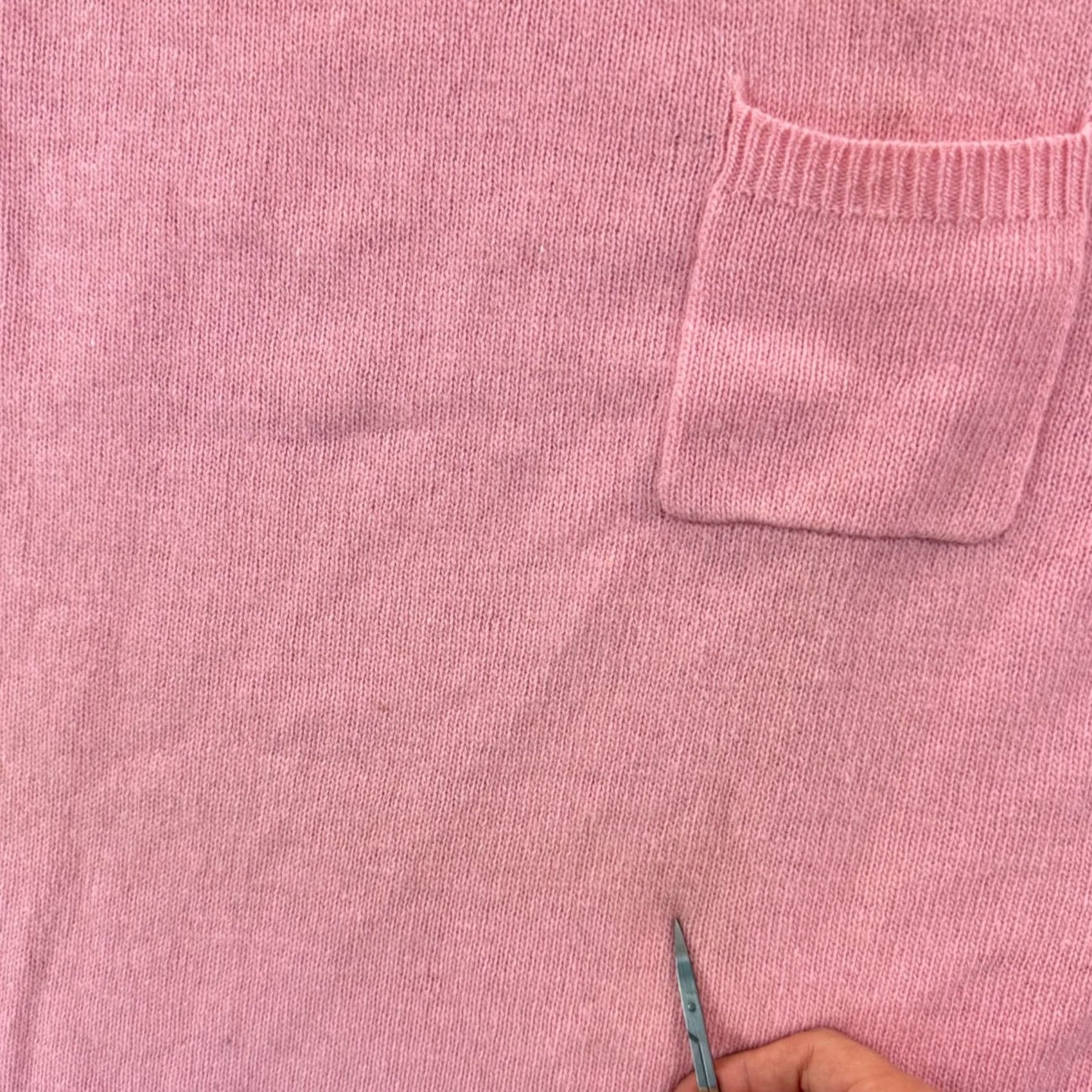 Pinko VINTAGE Vivat Sweater Womens Large Pink 3/4 Sleeve Lambswool Angora 80s Outdoor Size L / US 10 / IT 46 - 6 Thumbnail
