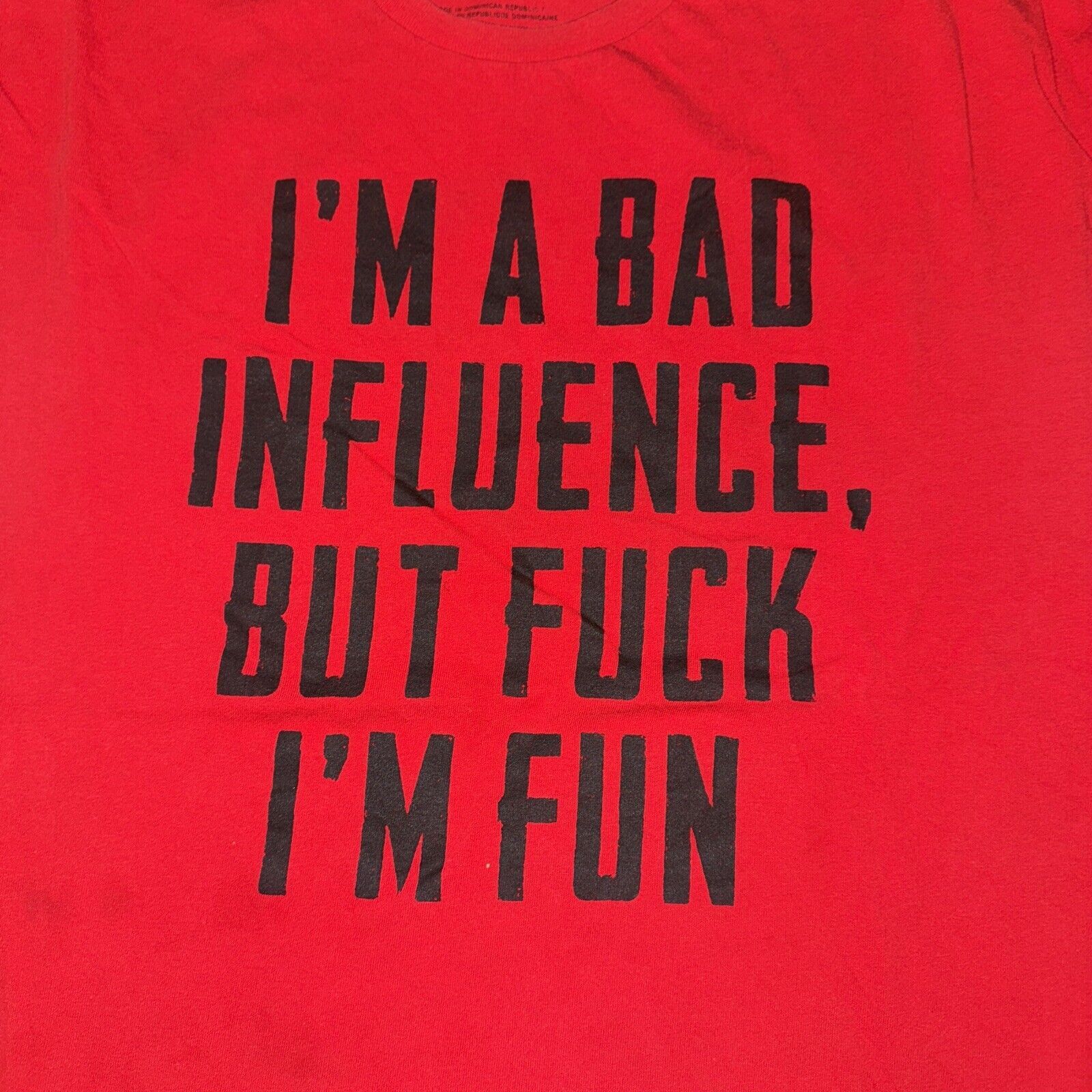 Revenge Spencer’s Humor T-Shirt Red XL 23x27 Y2K Bad Influence Size US XL / EU 56 / 4 - 2 Thumbnail