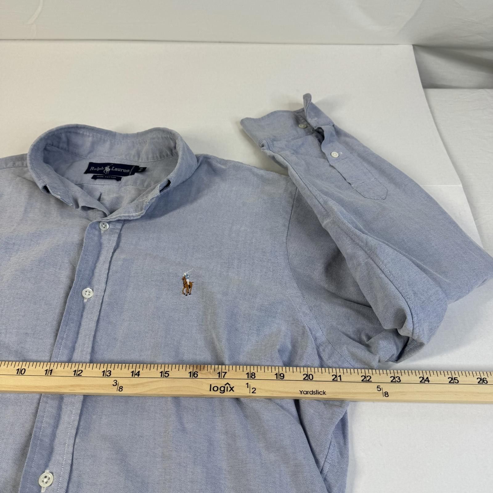 Polo Ralph Lauren Ralph Lauren Men’s Denim Blue Button Up Long Sleeve Size L Size US L / EU 52-54 / 3 - 7 Thumbnail