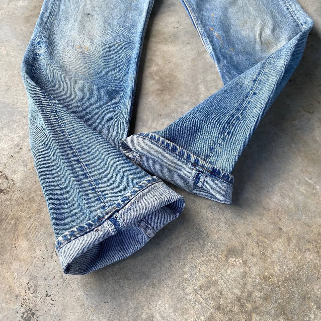 Levi's Vintage Clothing VINTAGE LEVI’S 505 MUDWASH - 90s USA 553 BUTTON STAMP W33 Size US 33 - 14 Thumbnail