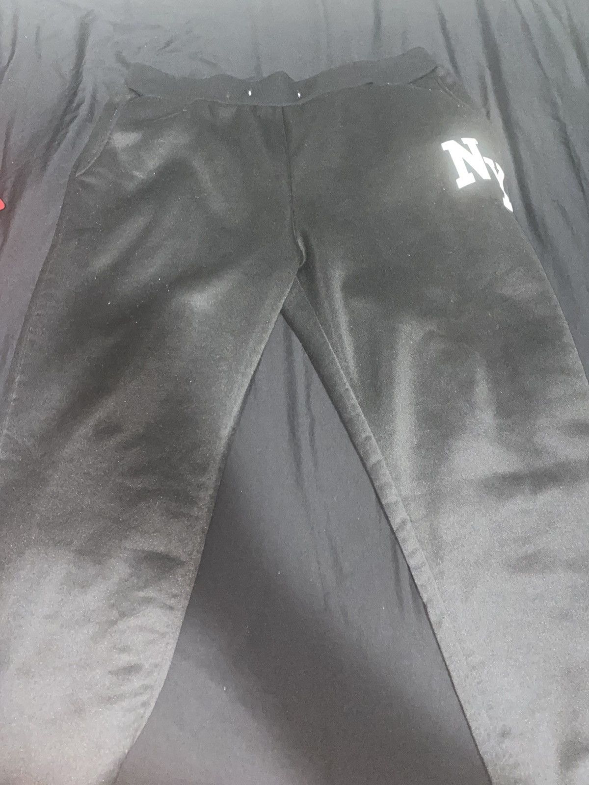 Other Casual Black Sweatpants with NY Logo Size US 44 / EU 60 - 1 Thumbnail