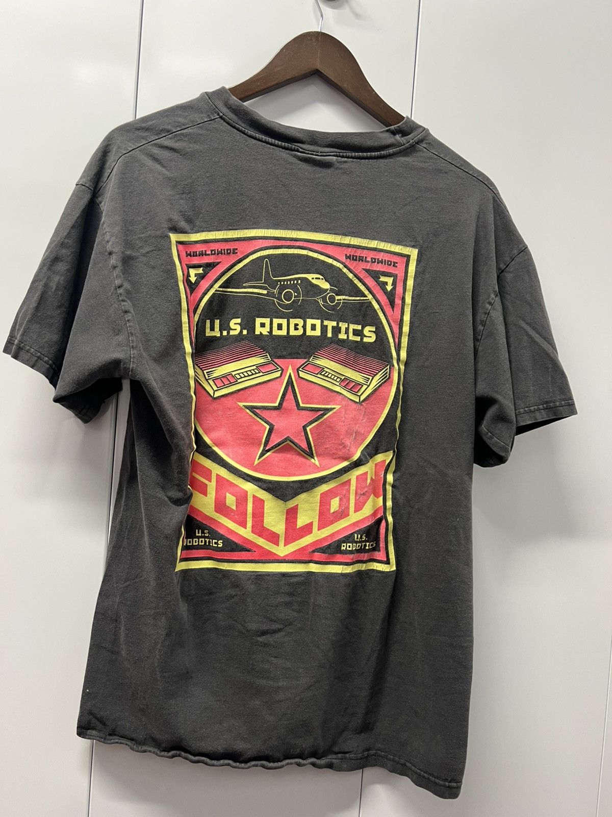 Vintage Y2K 2000's VTG Vintage U.S. Robotics Movement Retro T Shirt Size US L / EU 52-54 / 3 - 1 Thumbnail