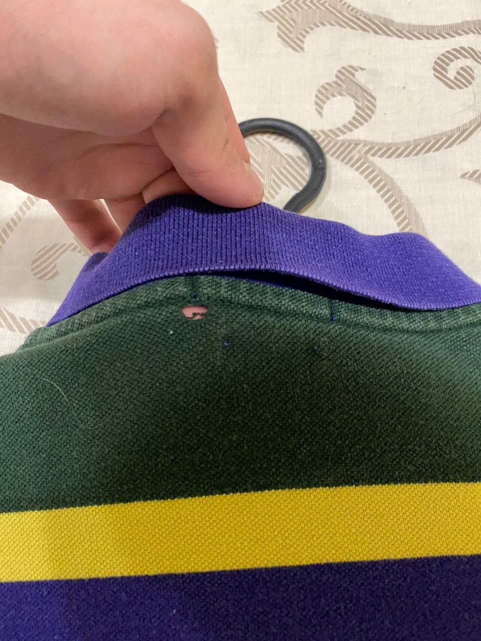 Polo Ralph Lauren Polo Ralph Lauren Multicolor Striped Crest Polo Shirt Size US XXL / EU 58 / 5 - 11 Thumbnail