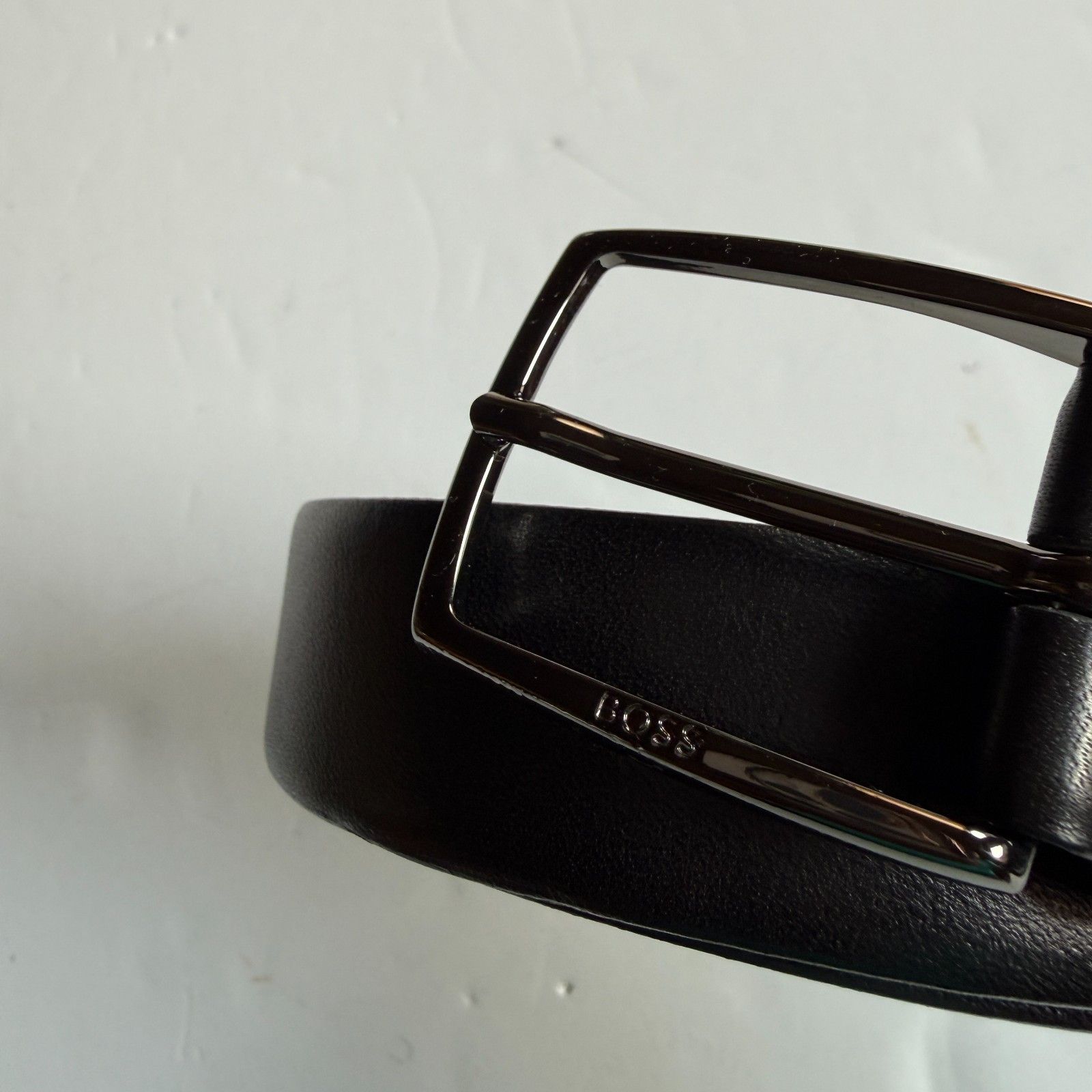Hugo Boss HUGO BOSS Boss Celie Black Leather Belt - 34 Waist Size 34 - 2 Thumbnail