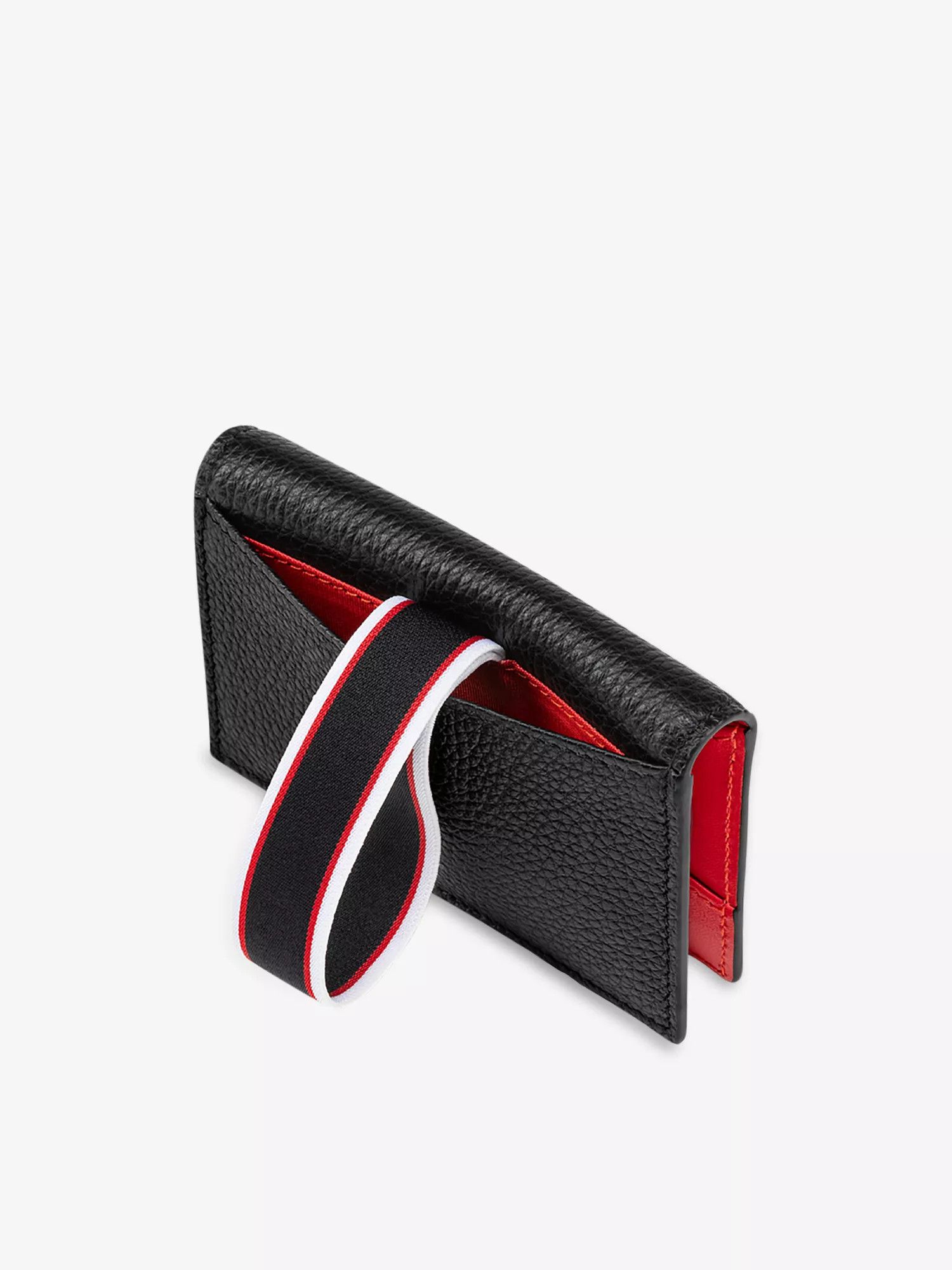 Christian Louboutin o1w1db10425 Card Holder in Black Size ONE SIZE - 3 Thumbnail