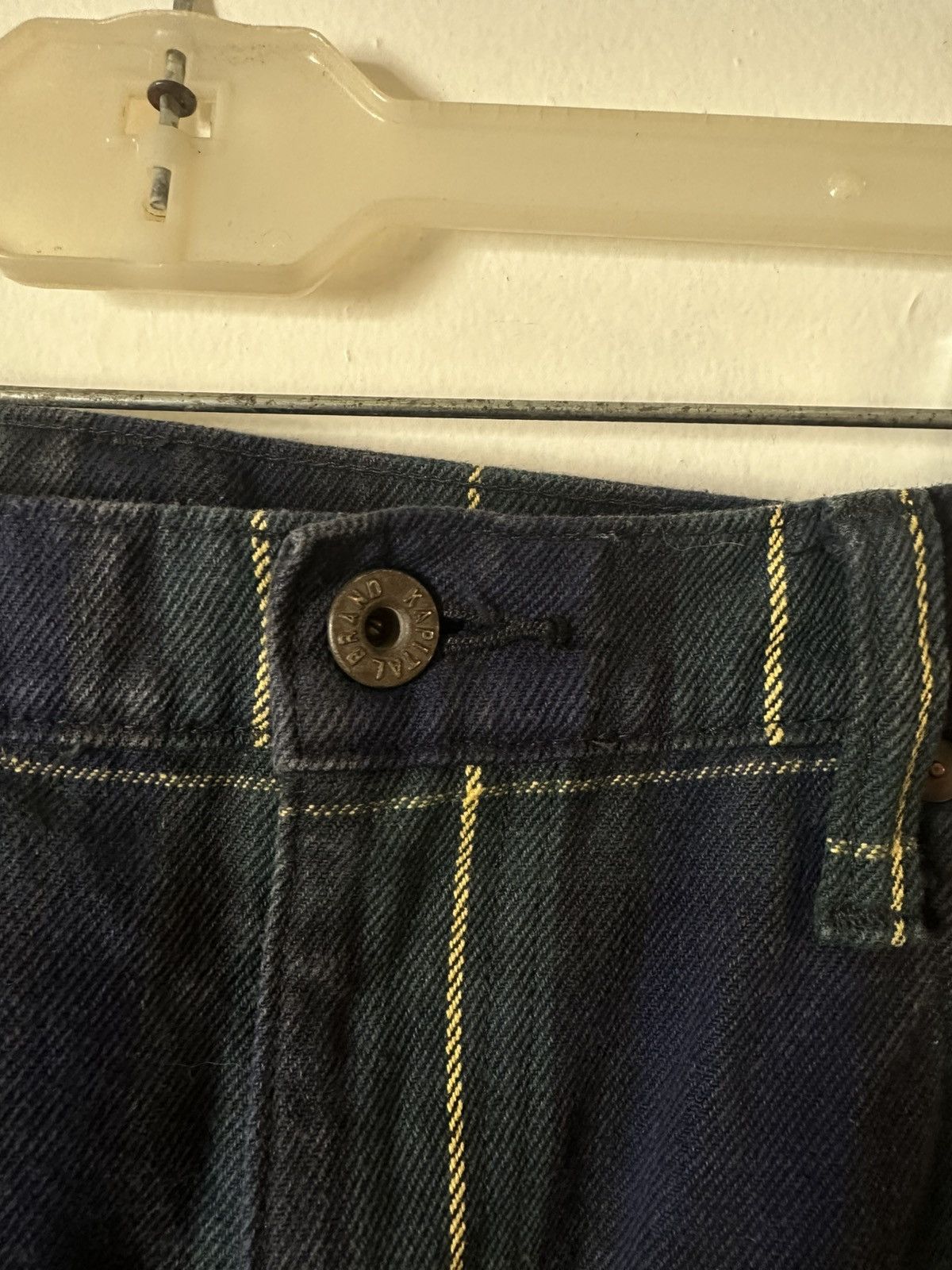 Kapital Kapital 11oz studded plaid pants Size US 38 / EU 54 - 3 Thumbnail