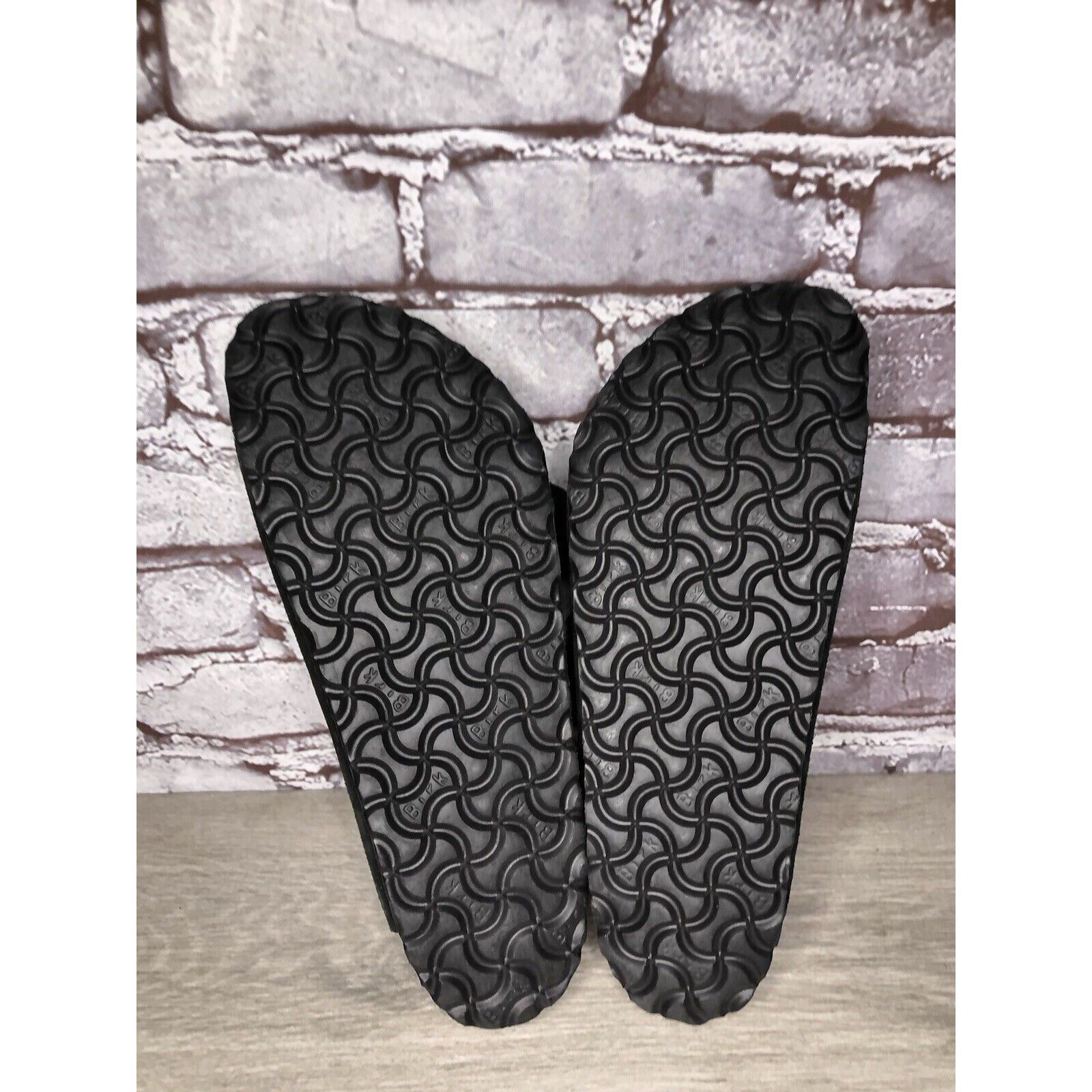 Birkenstock Birkenstock Arizona Black Suede Leather Strap Slides Sandals Size US 10 / IT 40 - 12 Thumbnail
