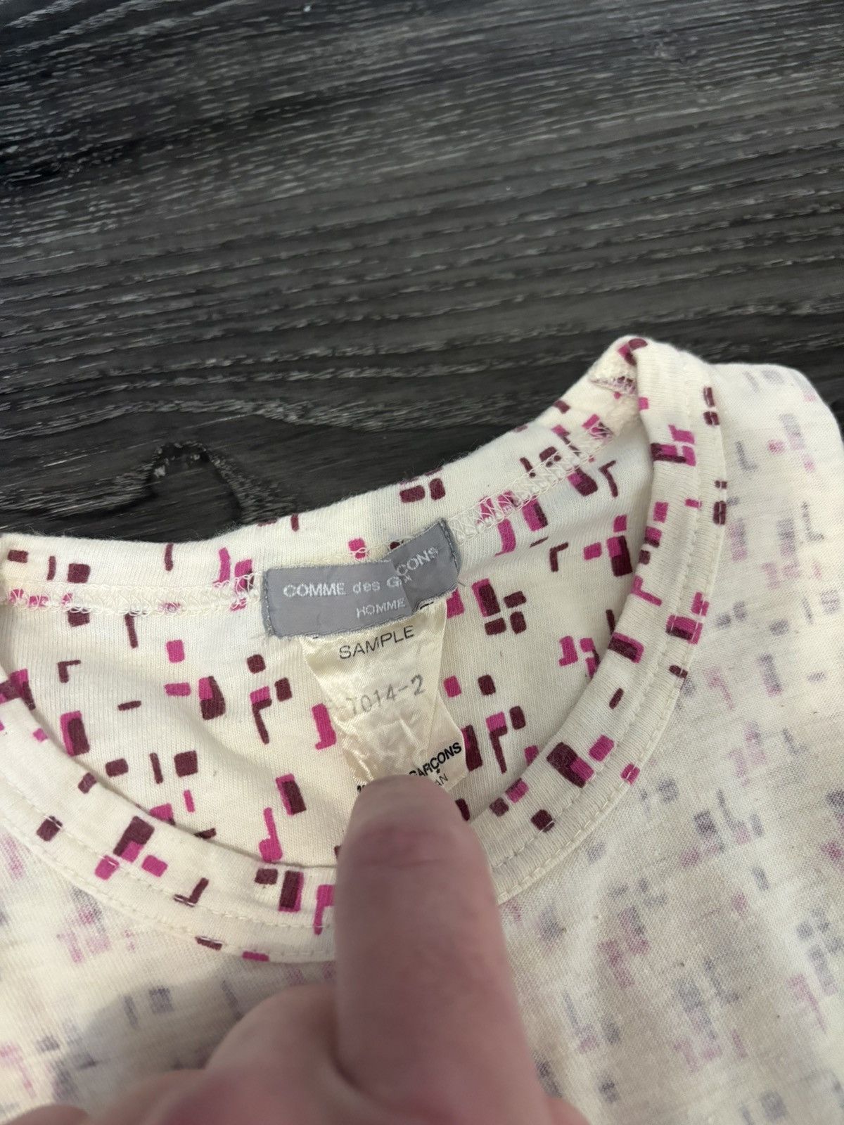 Comme des Garcons Homme Plus SS2000 Sample T-shirt Size US S / EU 44-46 / 1 - 1 Thumbnail