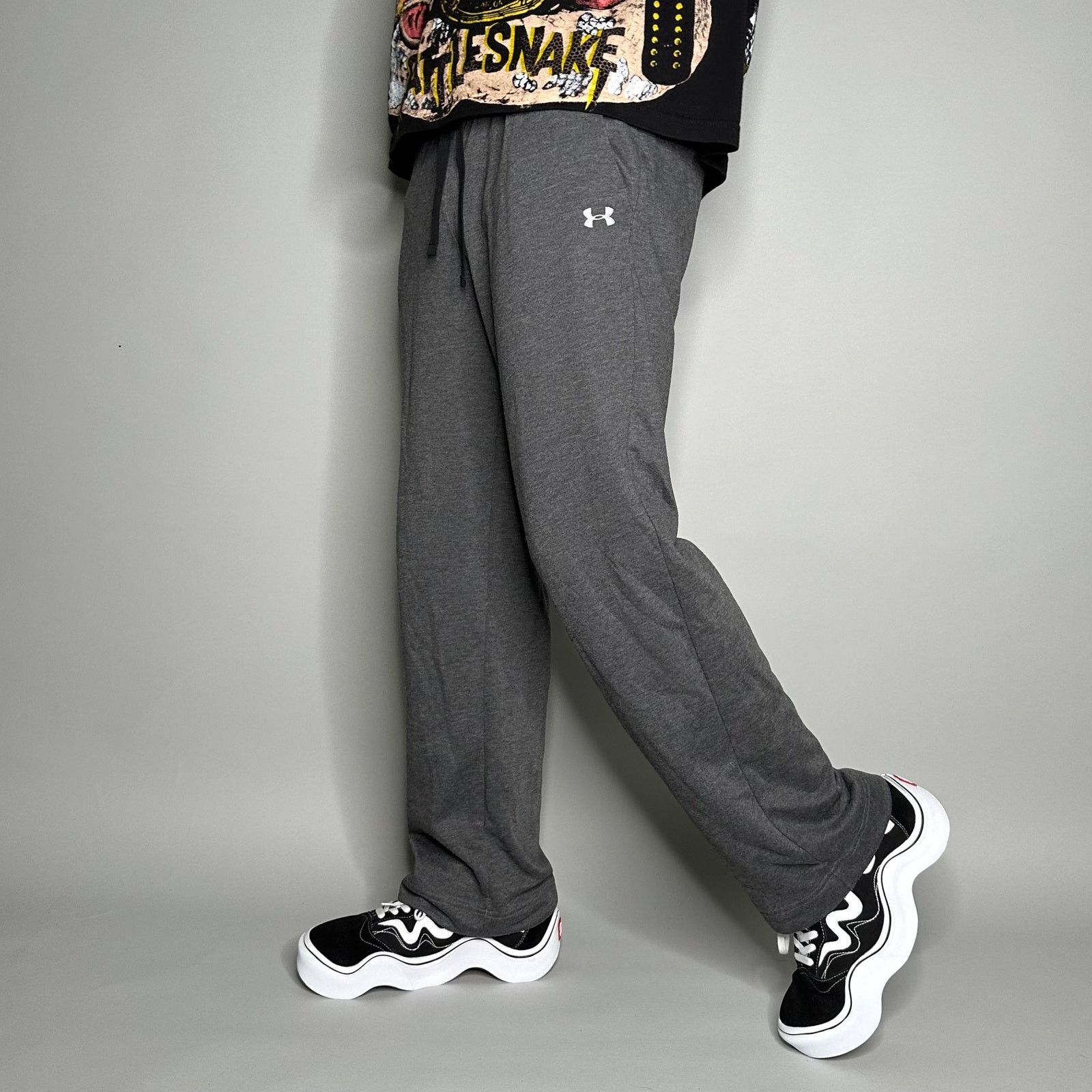 Under Armour Vintage Y2K Under Armour Sweatpants Mens S Dark Grey Cotton Size US 30 / EU 46 - 1 Thumbnail