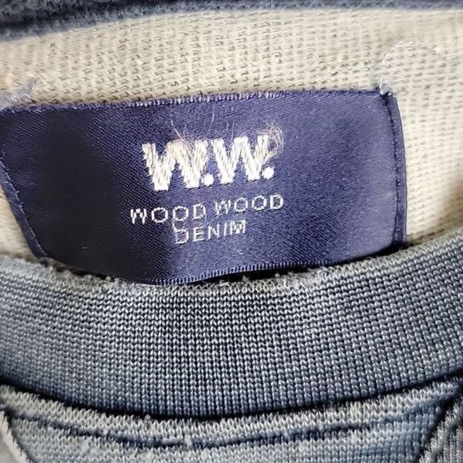 Wood Wood Wood Wood Denim Mens Crew Neck Insulated Sweatshirt Size US M / EU 48-50 / 2 - 8 Thumbnail