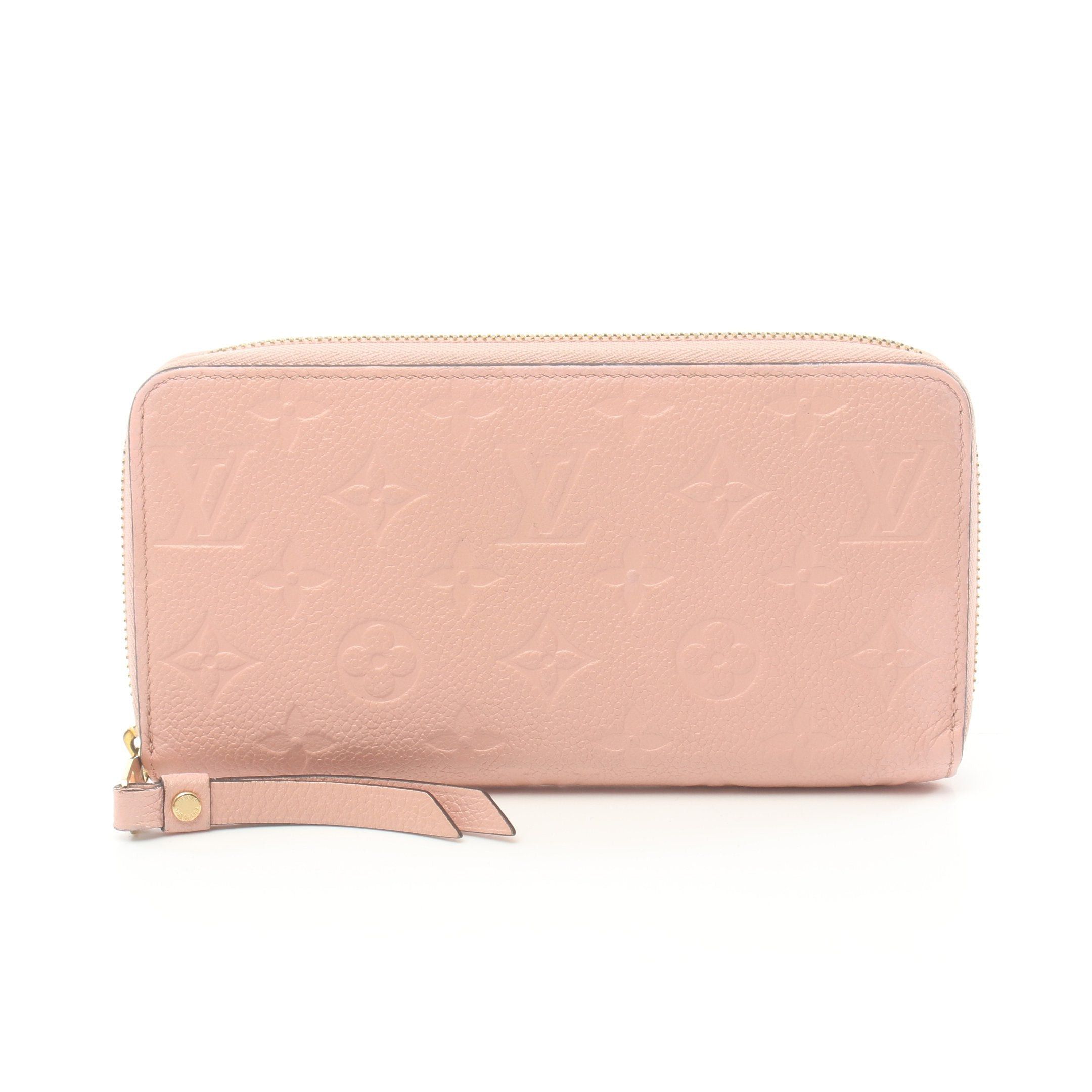 Louis Vuitton Louis Vuitton Zippy Wallet Monogram Amplant Rose Poodle Round Zipper Long Leather Light Pink Size ONE SIZE - 1 Thumbnail