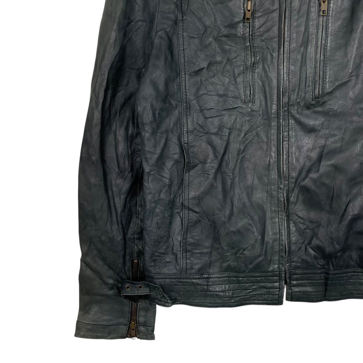 Japanese Brand Japanese Brand Mitsumine Motorcycle Biker Leather Jacket Size US S / EU 44-46 / 1 - 3 Thumbnail