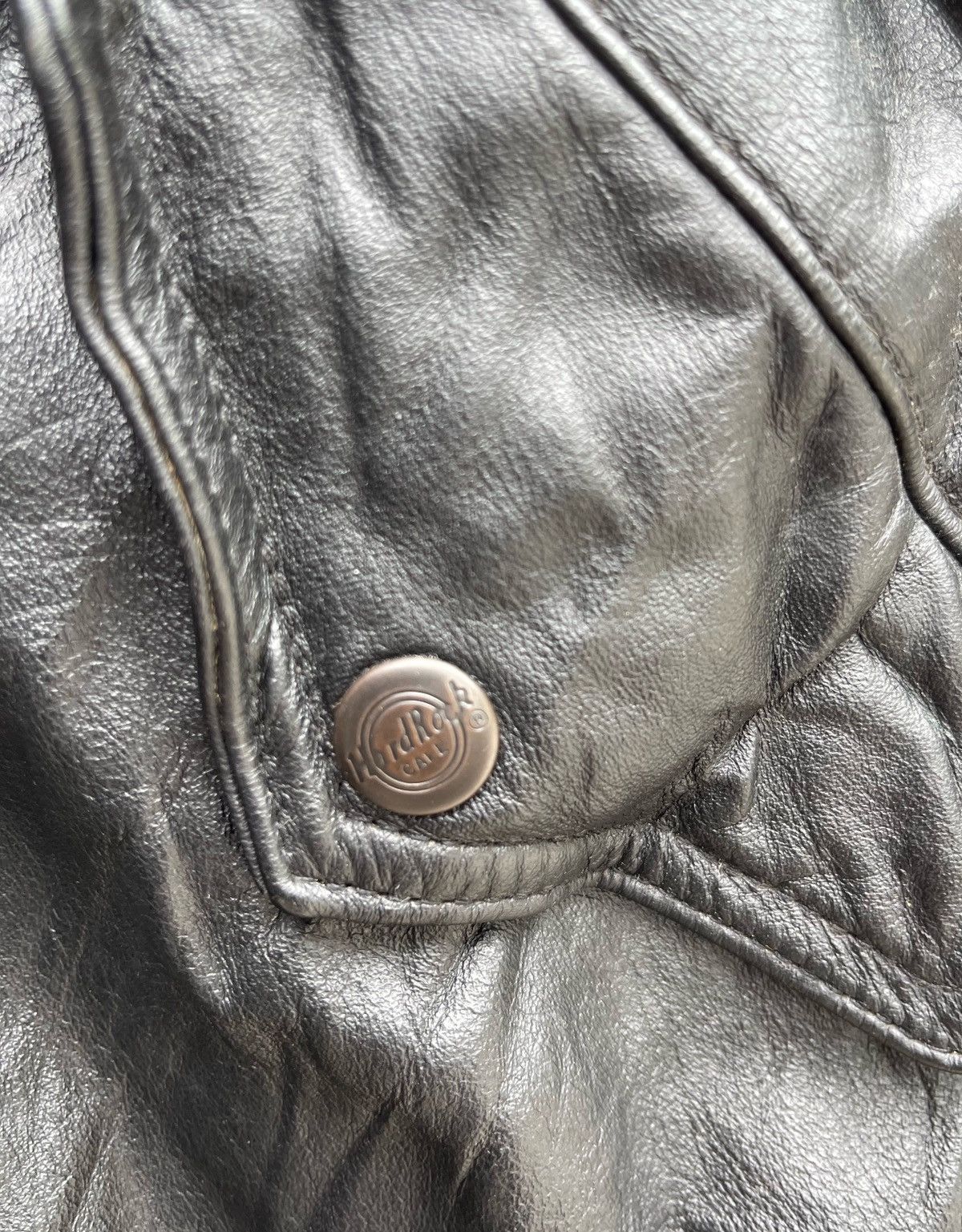 Hard Rock Cafe × Vintage Vintage HARD ROCK CAFE ORLANDO Genuine Leather Jacket Size US M / EU 48-50 / 2 - 11 Thumbnail