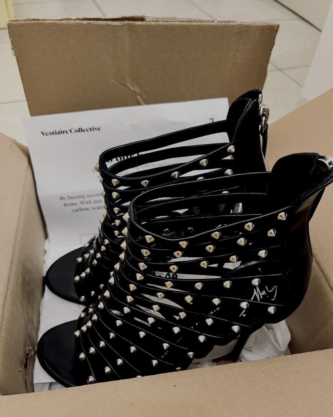 Giuseppe Zanotti Vintage Guiseppe Zanotti Gladiator Heeled Sandals Size US 8 / IT 38 - 3 Thumbnail