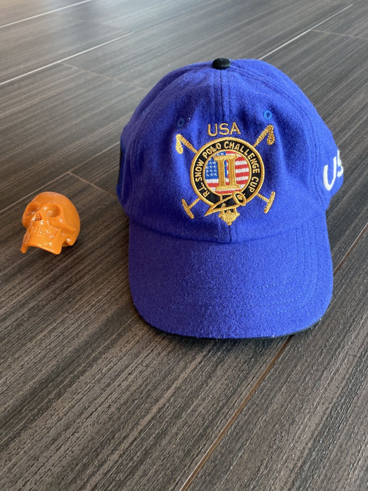 Polo Ralph Lauren × Vintage Polo snow challenge crest wool blend cap Size ONE SIZE - 2 Thumbnail