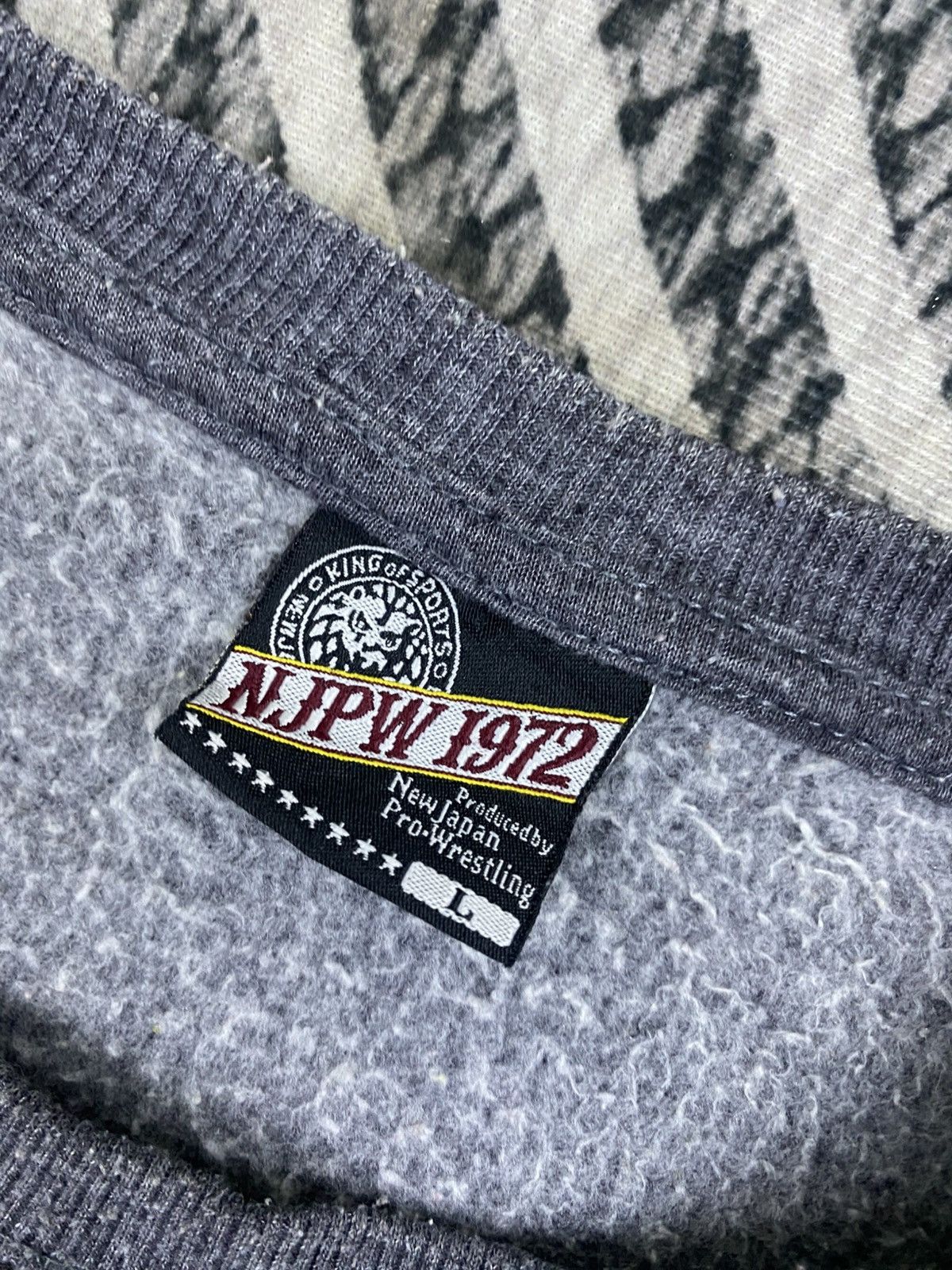Japanese Brand Vtg NJPW 1972 Wrestling King Of Sport Camouflage Sweatshirt Size US M / EU 48-50 / 2 - 6 Thumbnail