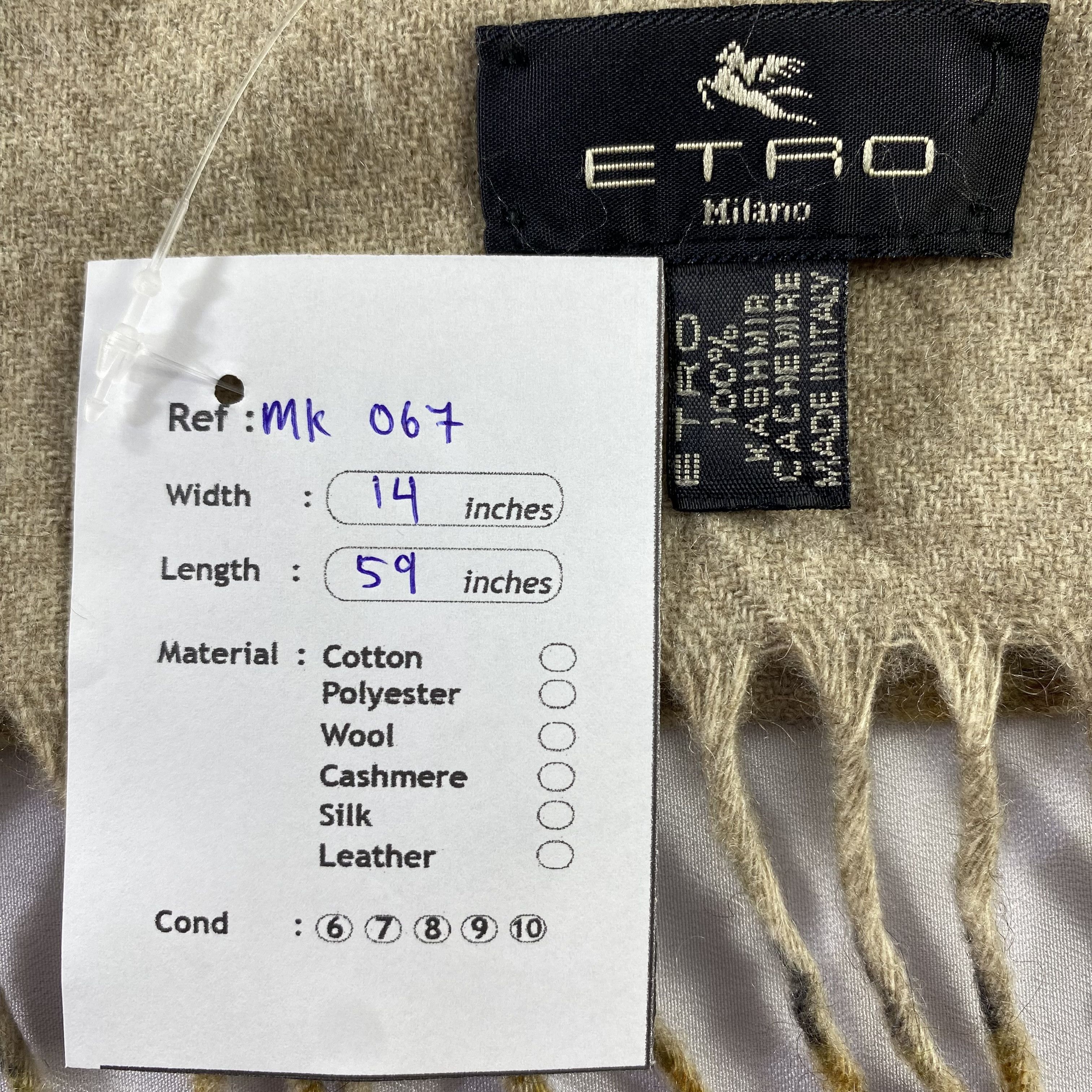 Etro Etro Scarf Neck Wrap Cashmere Muffler Size ONE SIZE - 6 Thumbnail