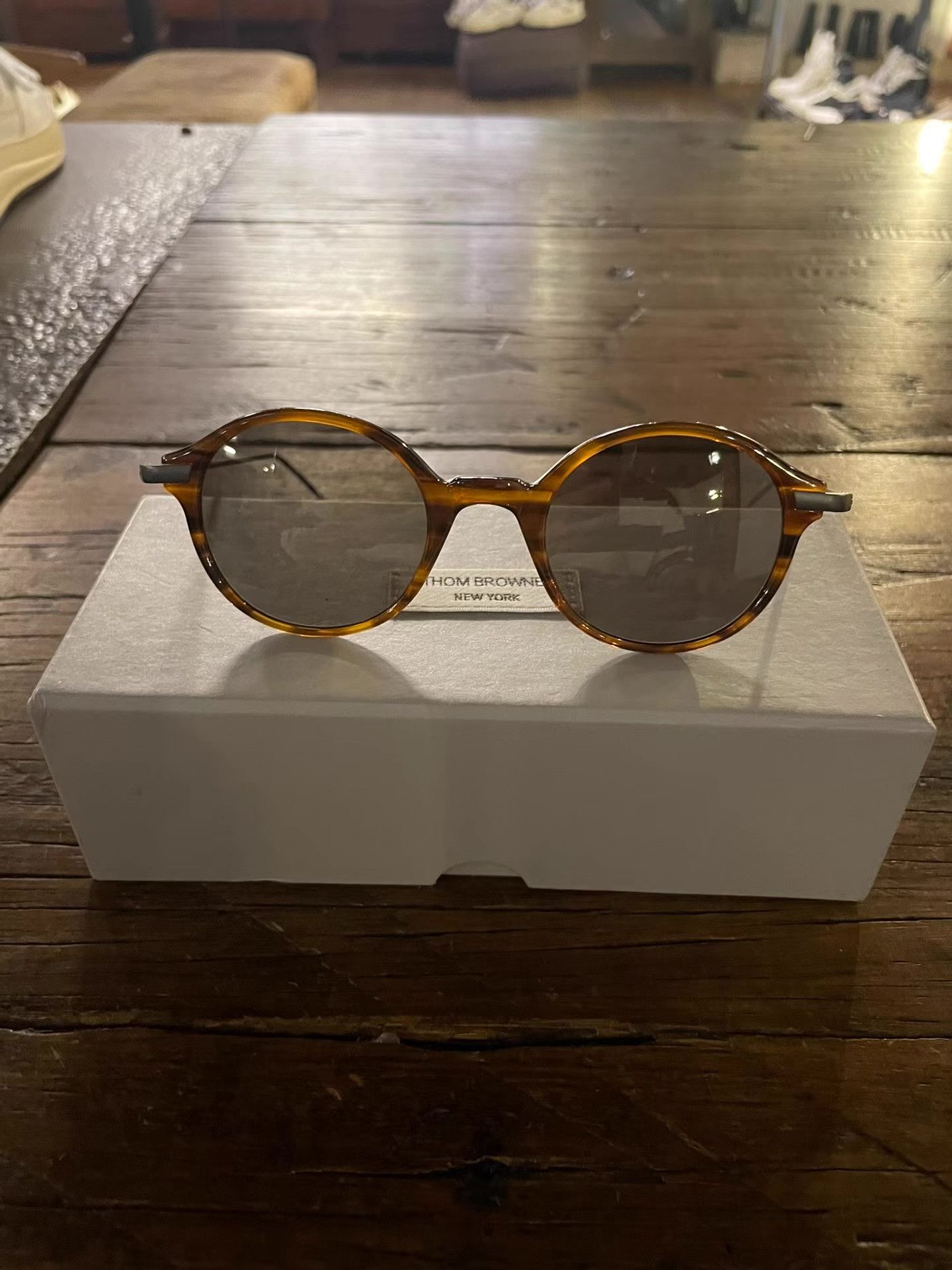 Thom Browne Thom Browne Amber black-grey lens sunglasses。Ｑ25 Size ONE SIZE - 1 Thumbnail