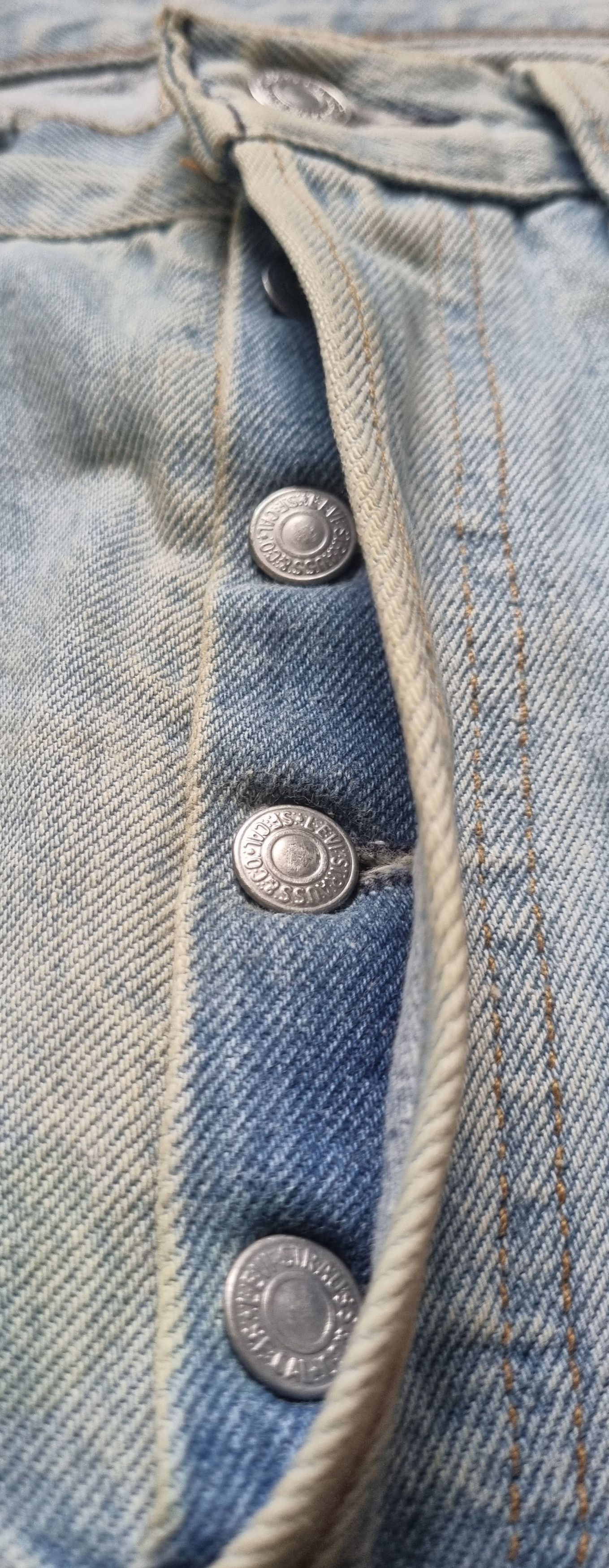 Levi's × Takashi Murakami × Vintage Vintage Levi's 501XX Takashi Murakami Jeans Size US 33 - 11 Thumbnail