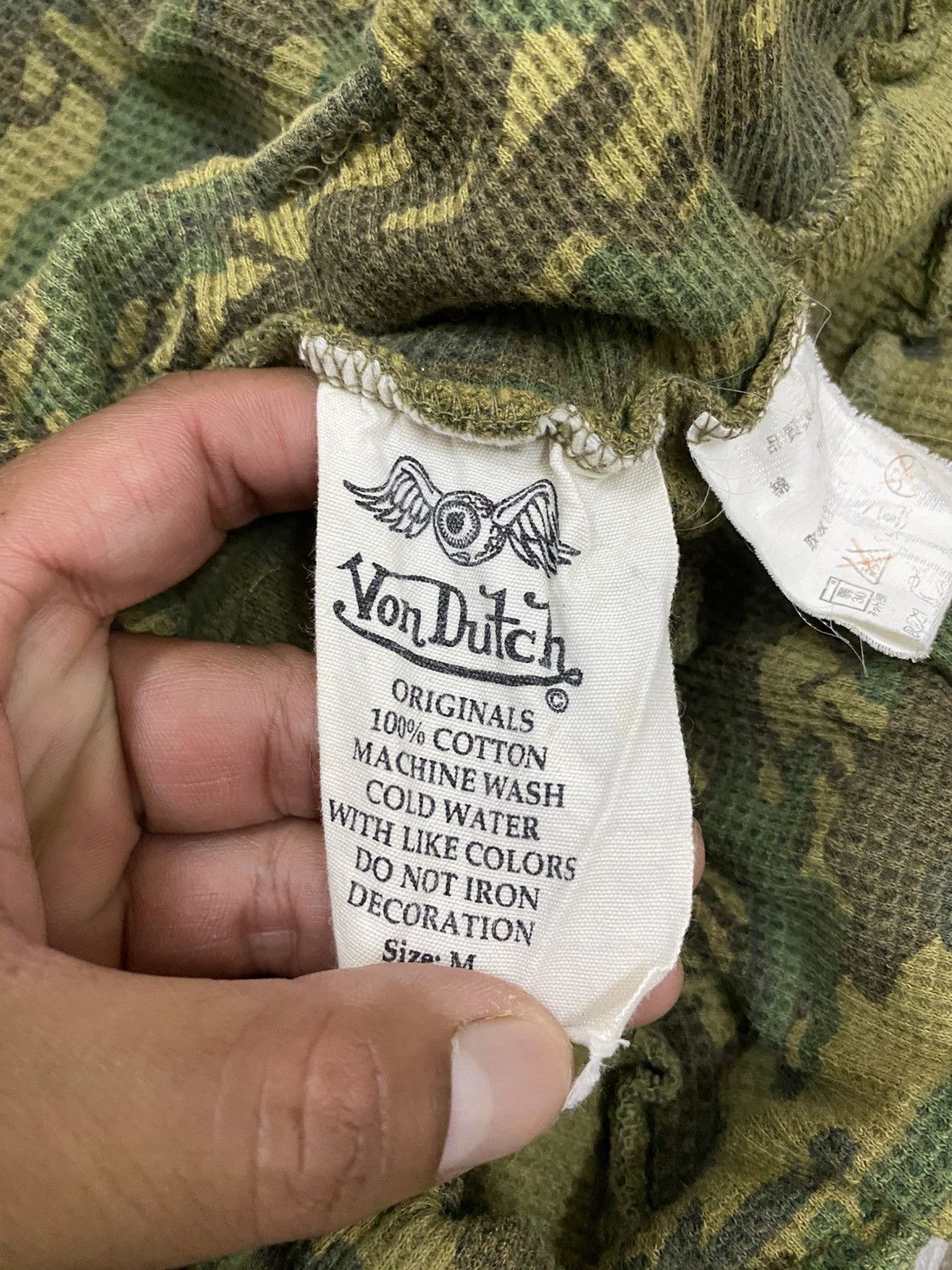 Von Dutch Vintage Von Dutch Camouflage Cargo Pants Size US 30 / EU 46 - 10 Thumbnail