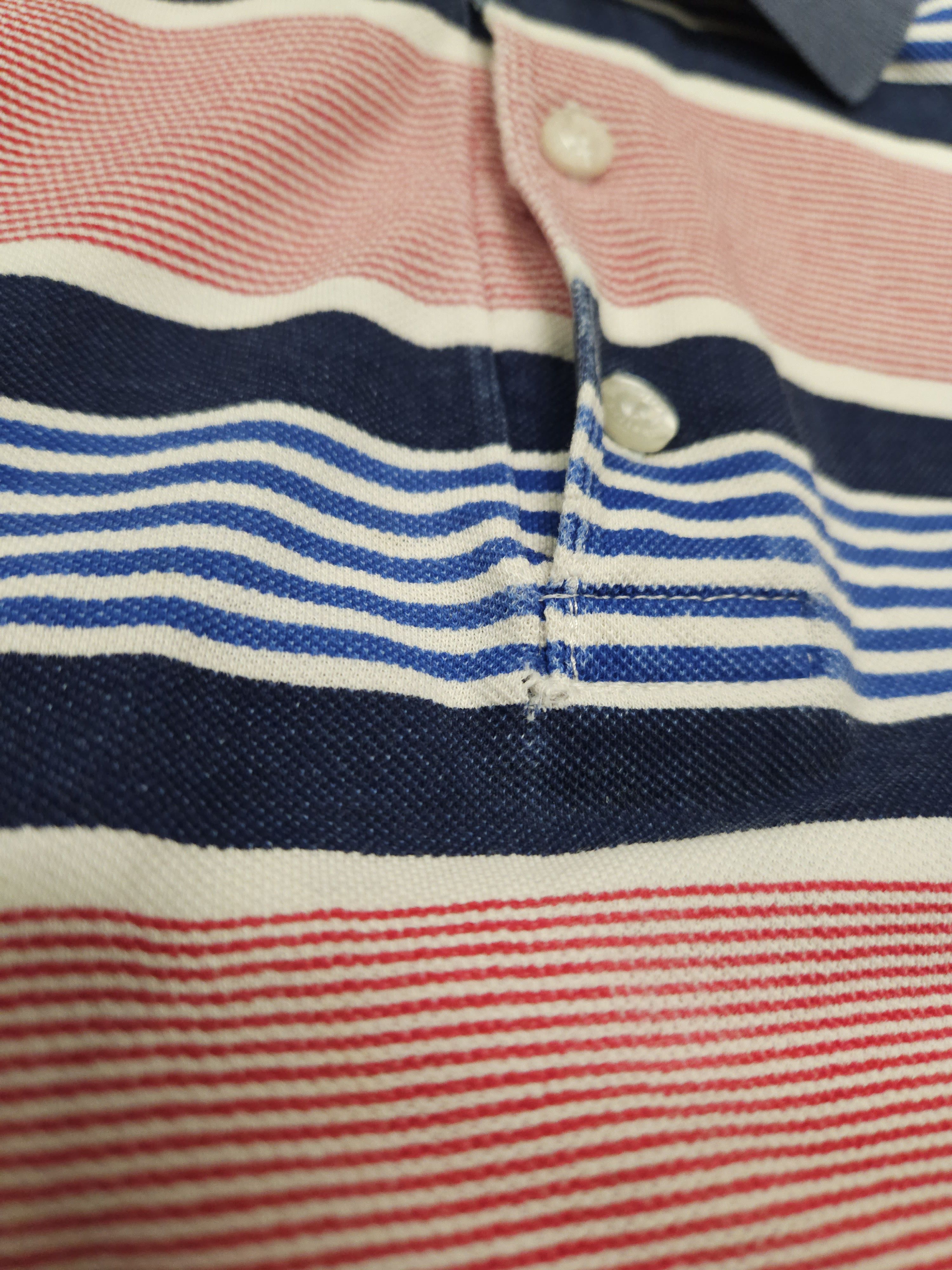Burberry Vintage burberry striped polo shirt Size US S / EU 44-46 / 1 - 20 Thumbnail