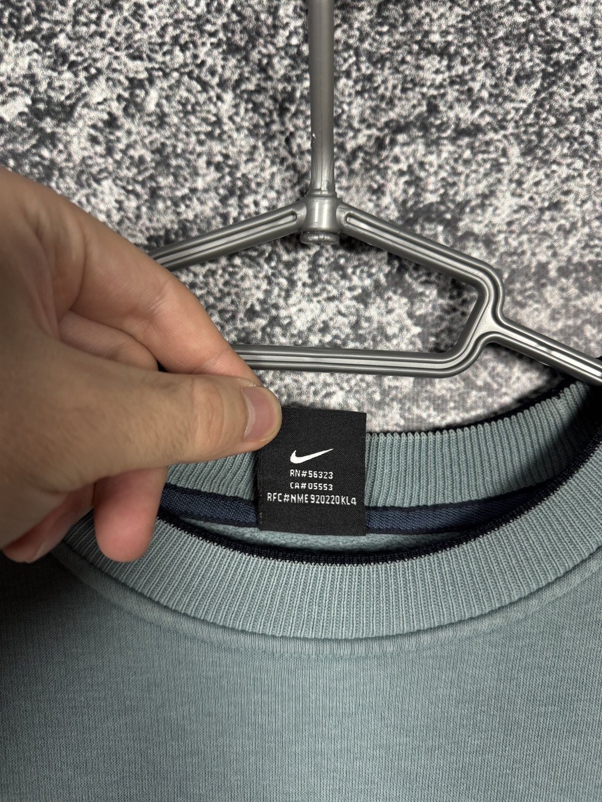 Nike × Vintage Nike Athletic Vintage 90s Sweatshirt Pullover Big Logo Sz L Size US L / EU 52-54 / 3 - 9 Thumbnail