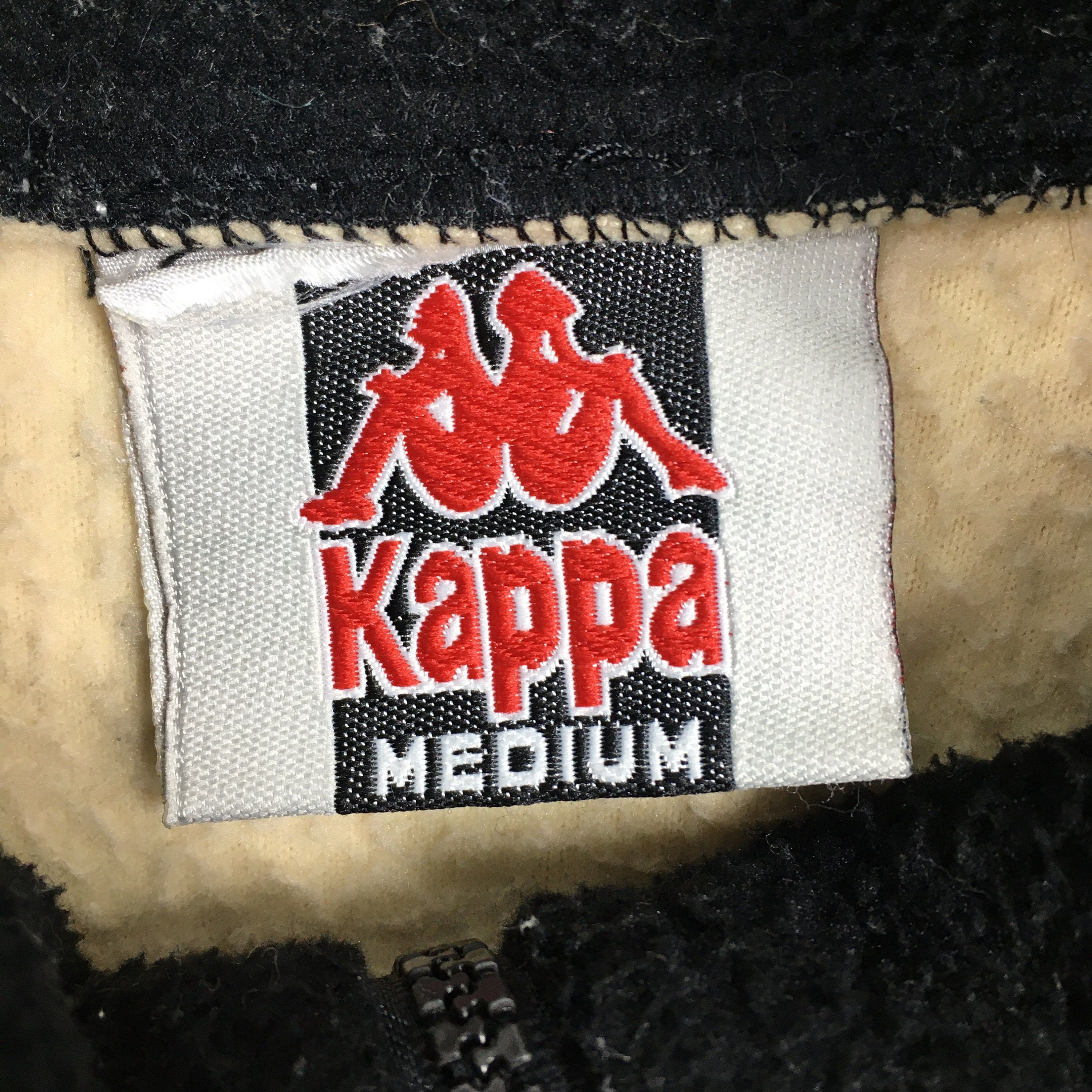Kappa × Vintage Vintage Kappa Fleece Cream Fleece Zipper Sweater Medium Size US M / EU 48-50 / 2 - 5 Thumbnail