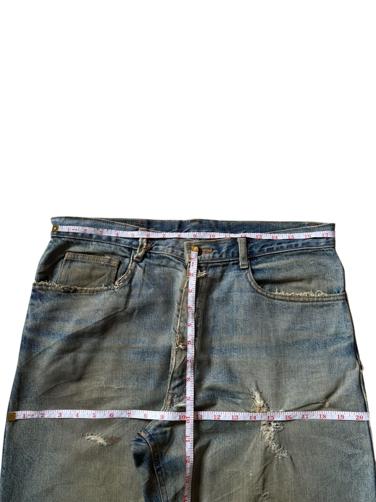 Fubu Vintage Japanese Brand Mud Wash Distress Baggy Jeans Size US 35 - 6 Thumbnail