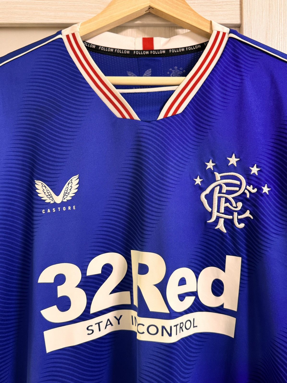Chelsea Soccer × Vintage Vintage Rangers 2020/21 Football Shirt Soccer Jersey blockor Size US XL / EU 56 / 4 - 4 Thumbnail