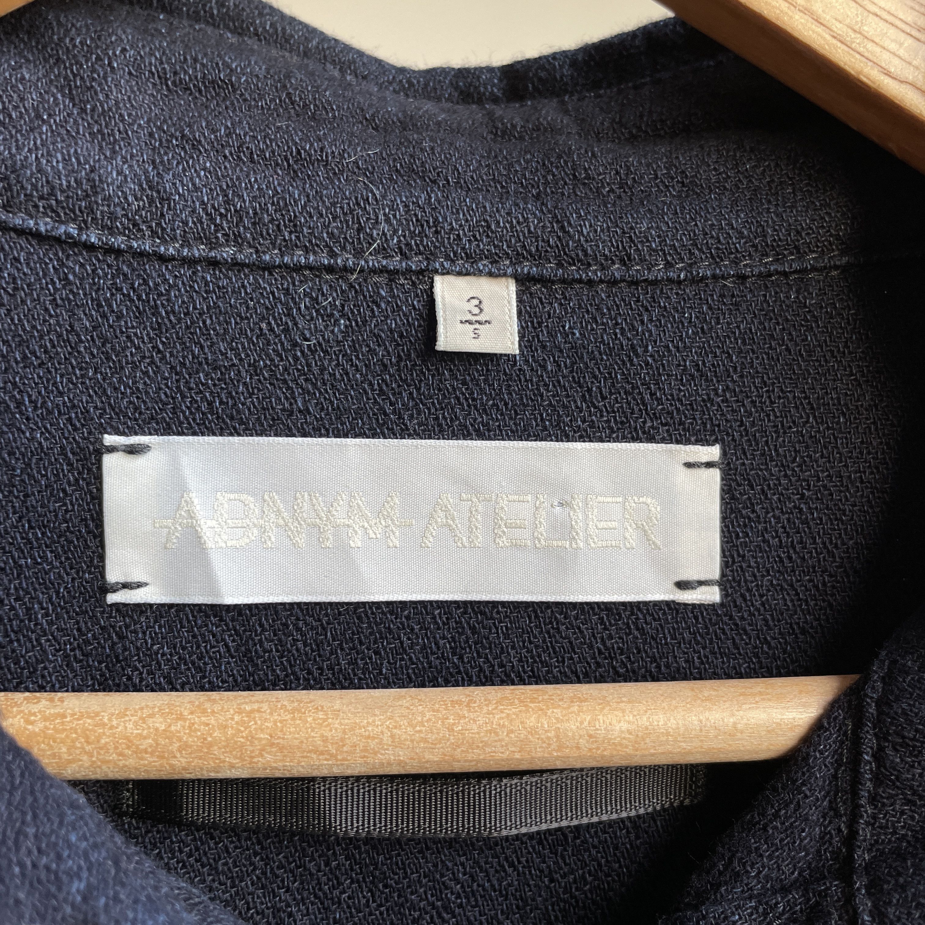 ADNYM ATELIER Adnym Atelier Navy Chest Pockets Woven Shirt Size 3/S Size US S / EU 44-46 / 1 - 6 Thumbnail
