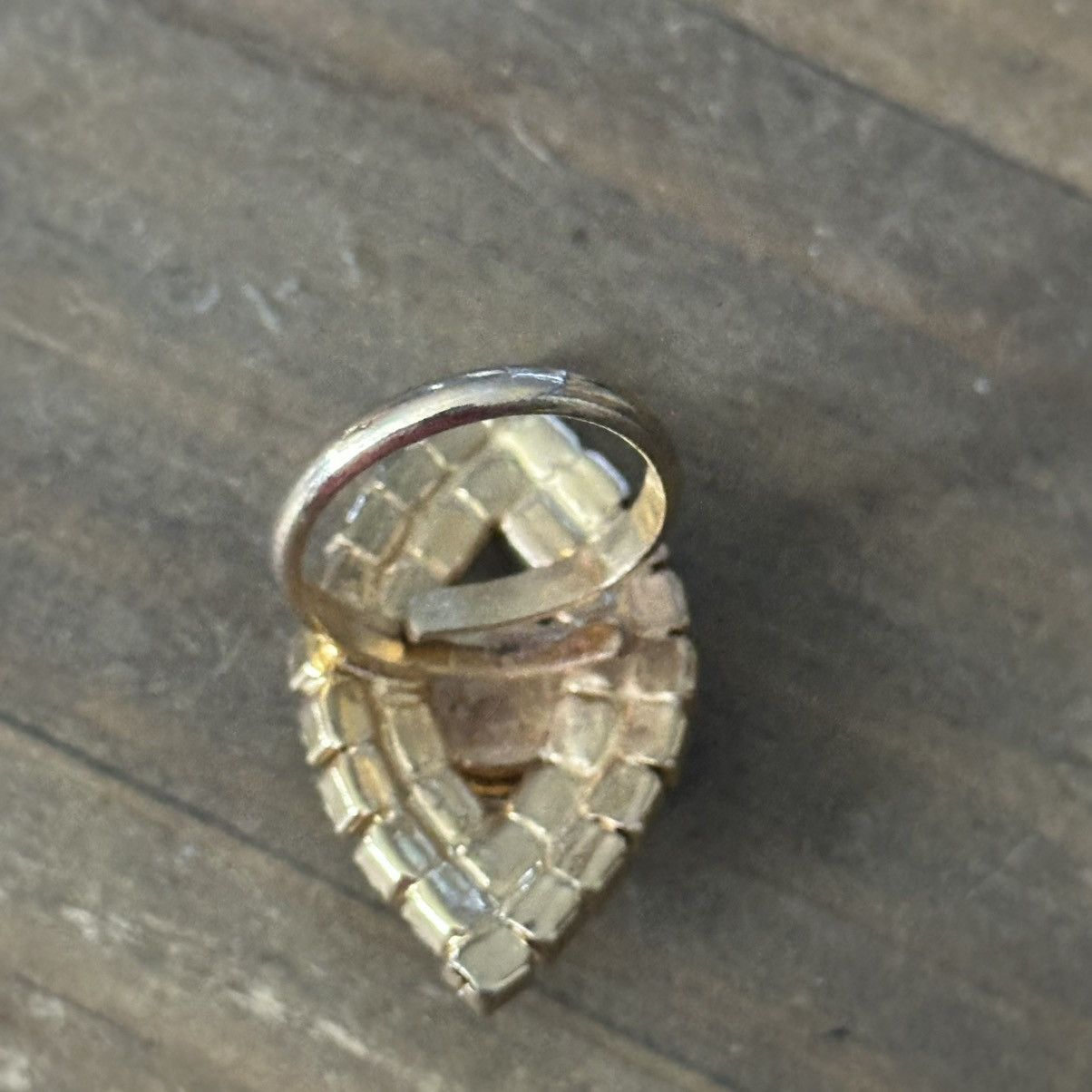 Vintage Vintage rhinestone Masonic Potentate Shriners ring Size ONE SIZE - 4 Thumbnail