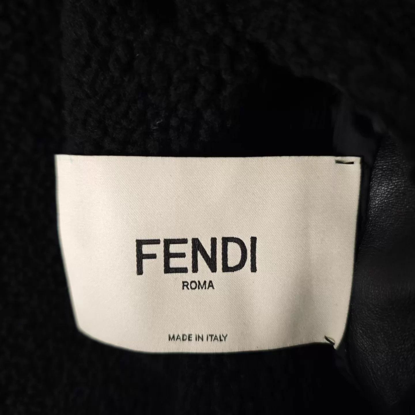 Fendi FENDI Double-Faced Shearling Black Jacket 40 99 Size S / US 4 / IT 40 - 3 Thumbnail